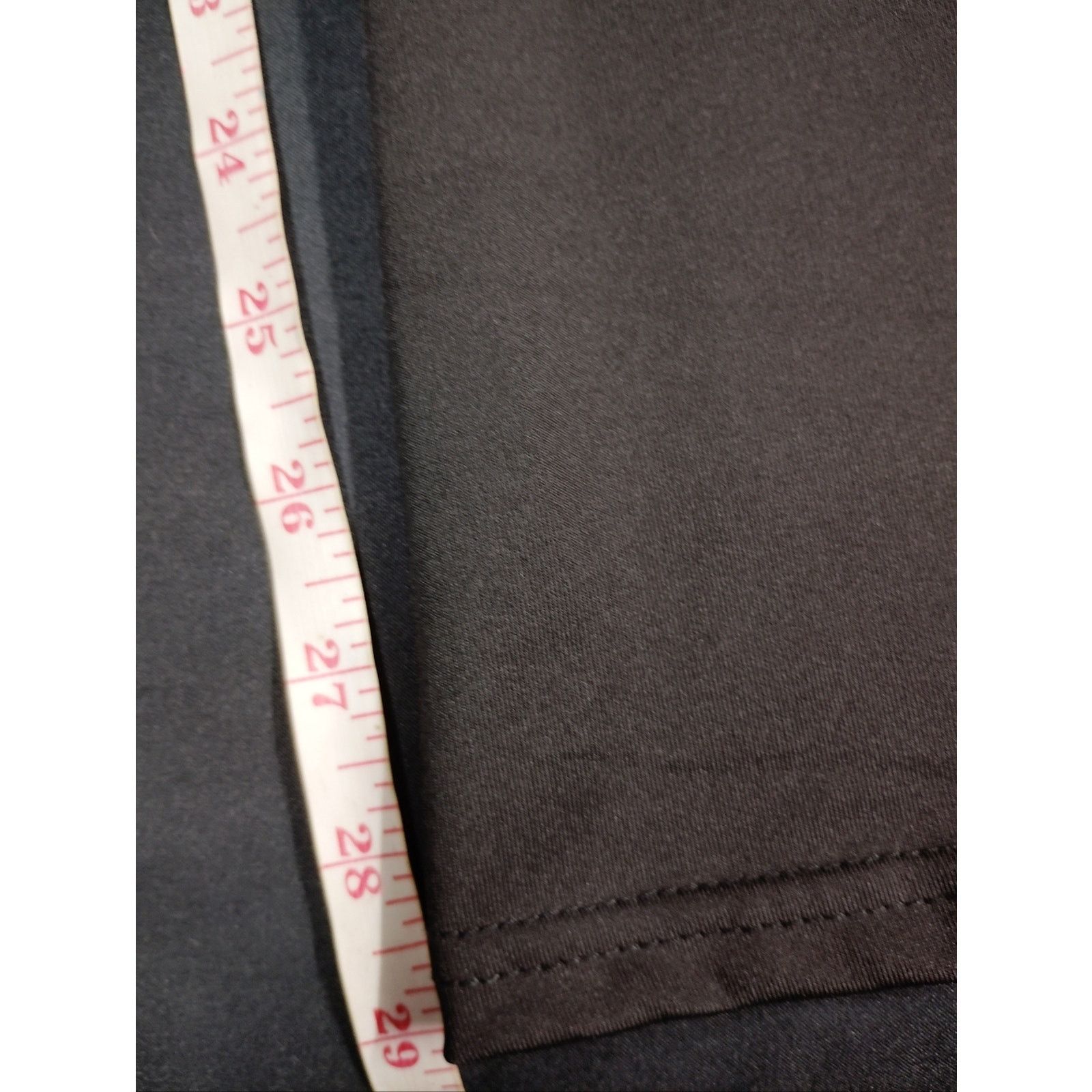 Shein High-Waist V-Crossover Yoga Pants in black Size 22" - 8 Thumbnail