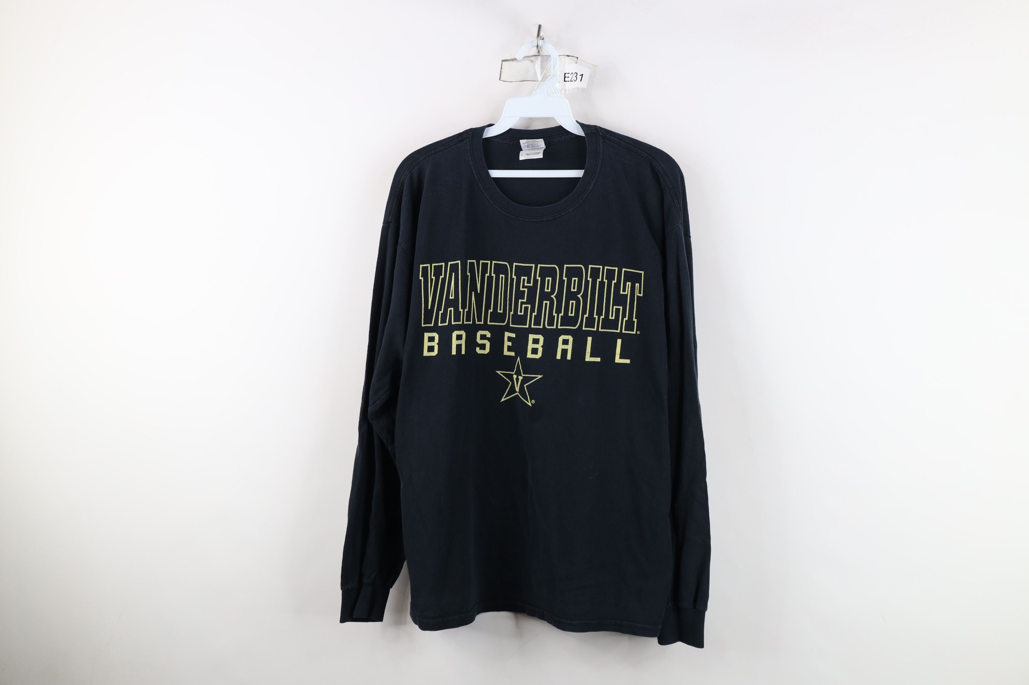 Vintage Vintage Vanderbilt University Baseball Long Sleeve T-Shirt Size US L / EU 52-54 / 3 - 1 Thumbnail