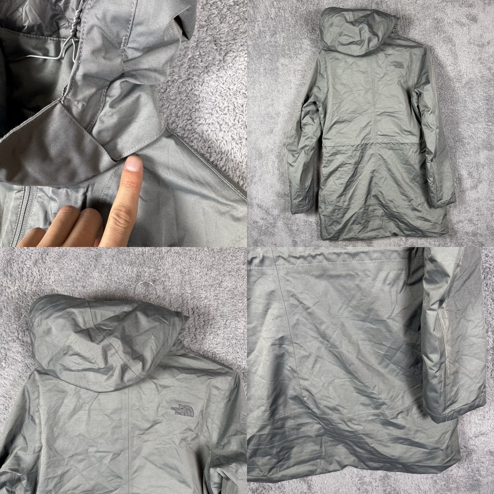 The North Face The North Face Jacket Womens M Ancha Parka II Waterproof Coat DryVent Quilt Lined Parka Coat Ramblic Gray M-NF Ancha II Size S / US 4 / IT 40 - 10 Thumbnail