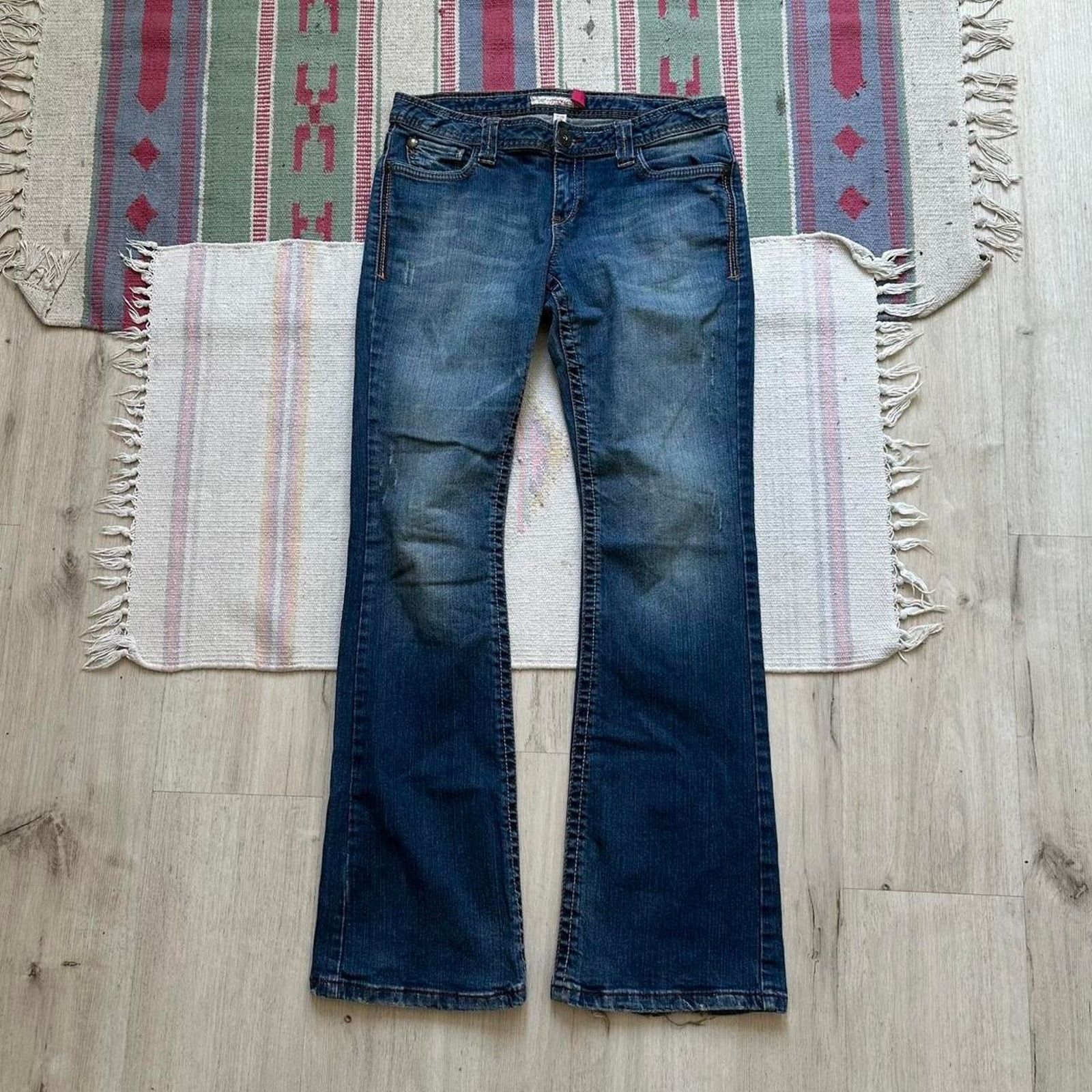 Aeropostale × Vintage Vintage Y2K 00s Aeropostale Bootcut Flare Denim Jeans Pants Size 32" / US 10 / IT 46 - 3 Thumbnail