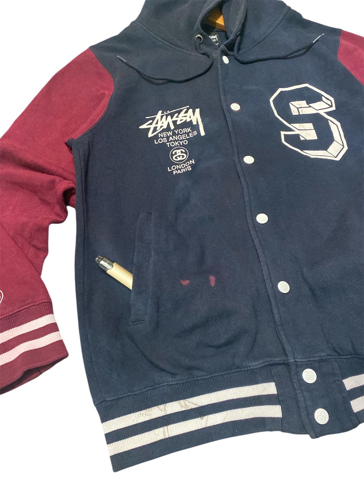 Stussy 💥RARE💥VINTAGE STUSSY VARSITY JACKET 🔥 Size US M / EU 48-50 / 2 - 12 Thumbnail