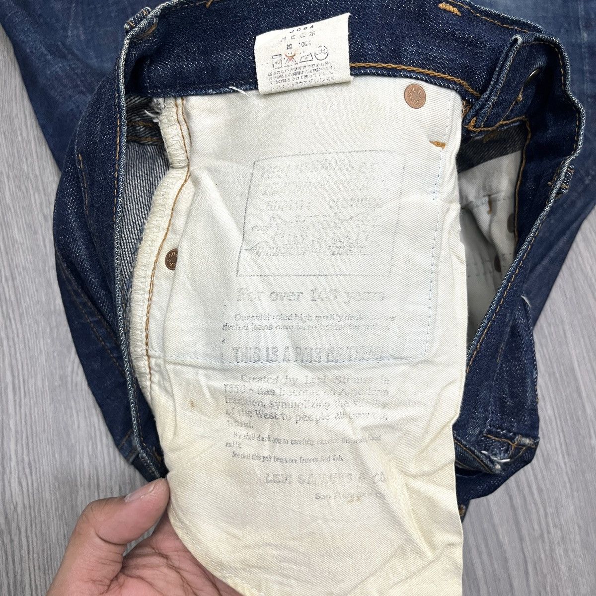 Levi's Vintage Clothing Vintage Levi's 502 Big E SELVEDGE Denim Pant 🟥 Size US 26 / EU 42 - 14 Thumbnail