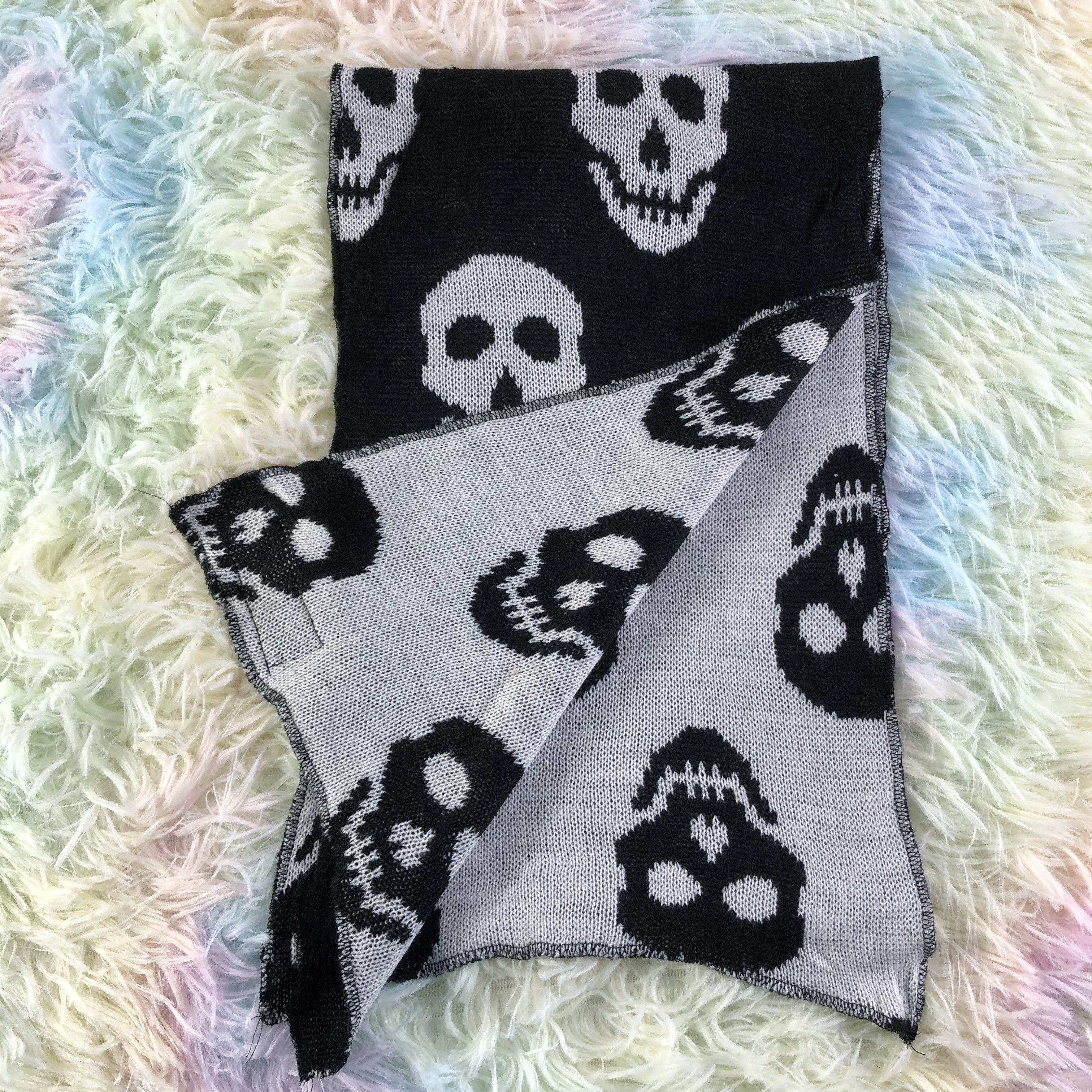 Japanese Brand Skull Scarf / Muffler / Neckwear - KM245 Size ONE SIZE - 4 Thumbnail