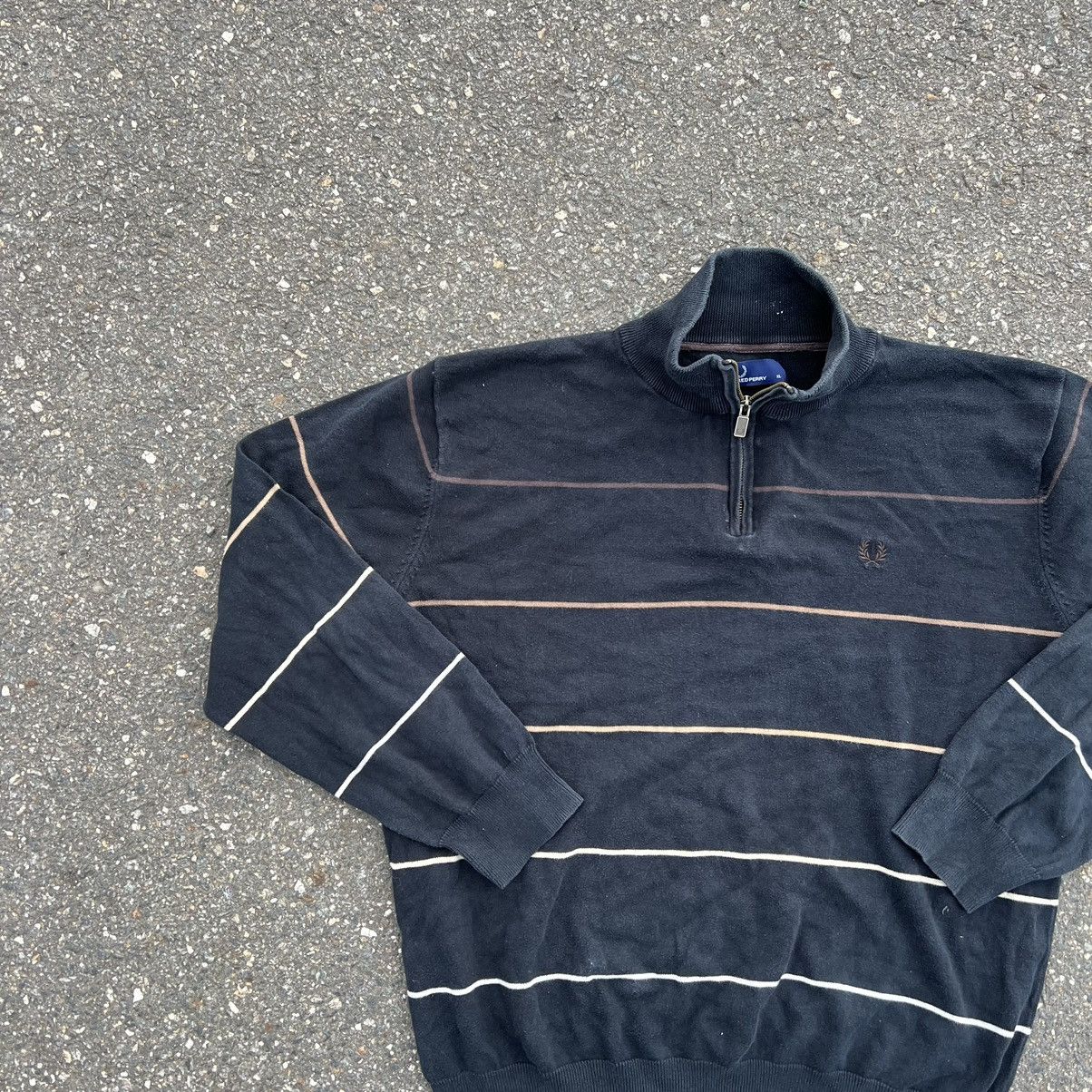 Fred Perry Fred Perry 1/2 Zip Sweatshirt Jumper Size US XL / EU 56 / 4 - 3 Thumbnail