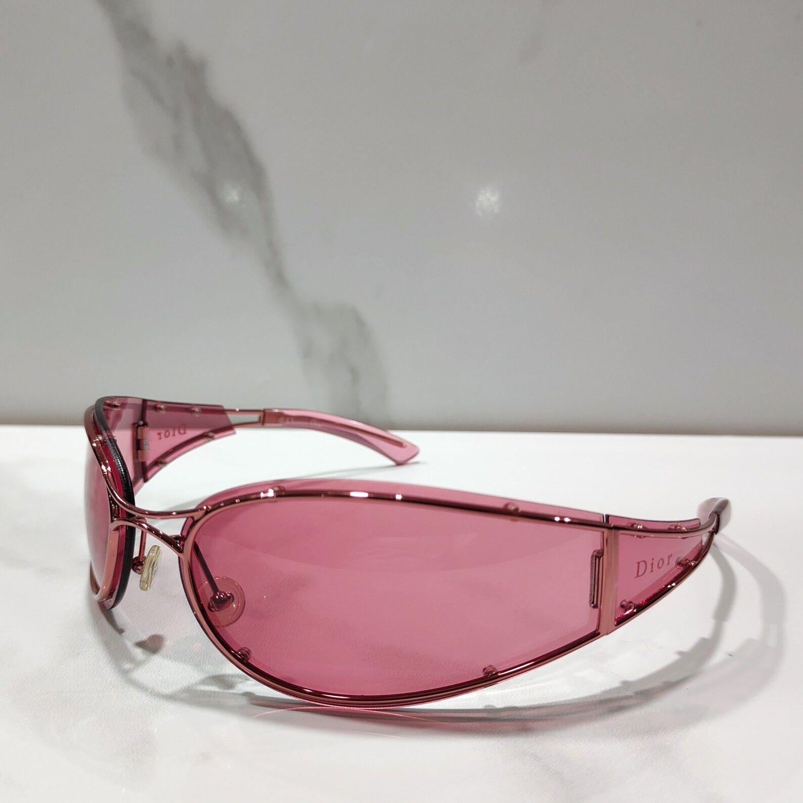 Dior Dior Sunglasses Trailer Parc 2001 Pink Ski Mask Bike Vintage Size ONE SIZE - 3 Thumbnail