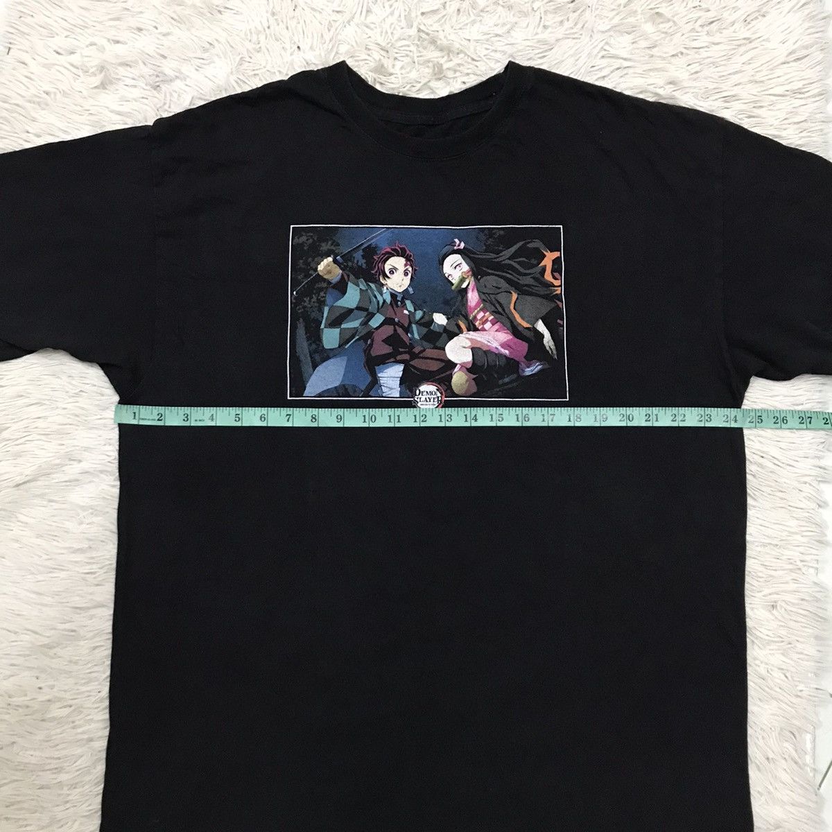 Anime VINTAGE DEMON SLAYER ANIME TSHIRT Size US XL / EU 56 / 4 - 14 Thumbnail