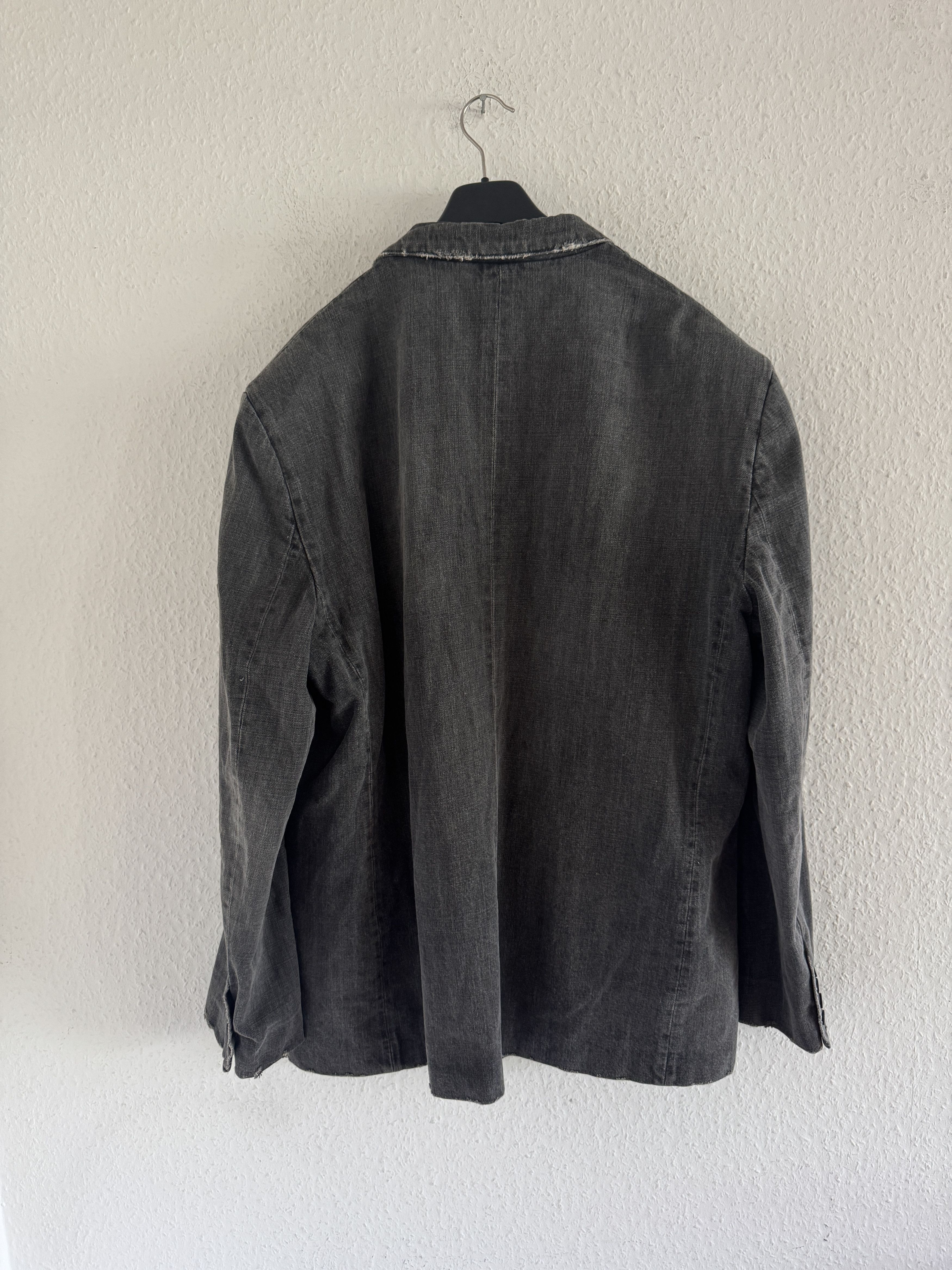 Balenciaga Washed Denim Blazer Size US L / EU 52-54 / 3 - 7 Thumbnail