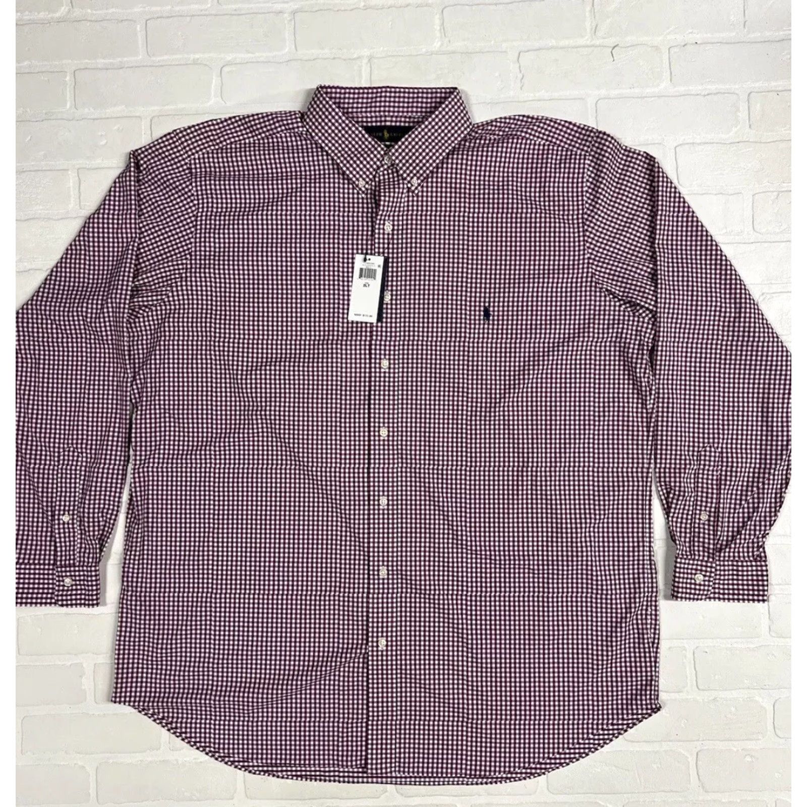 Ralph Lauren Ralph Lauren Performance Stretch Button Down Shirt Men’s 2XLT NWT Check Shirt Size US XXL / EU 58 / 5 - 2 Thumbnail