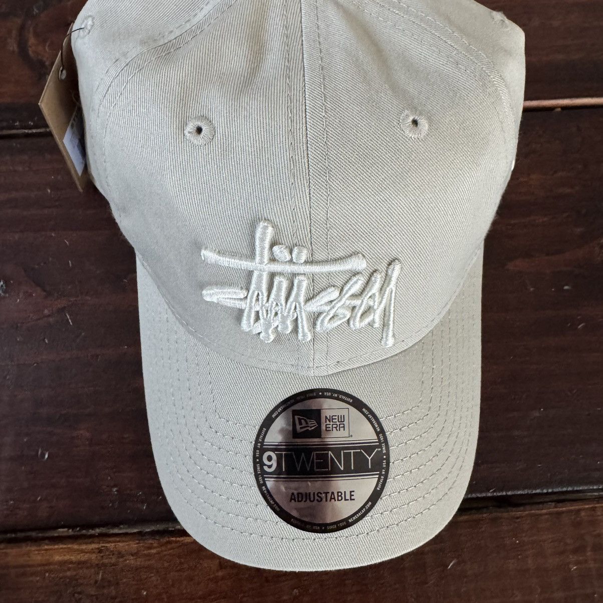 Stussy Stussy New Era 9Twenty Basic Strapback Stone Size ONE SIZE - 2 Thumbnail