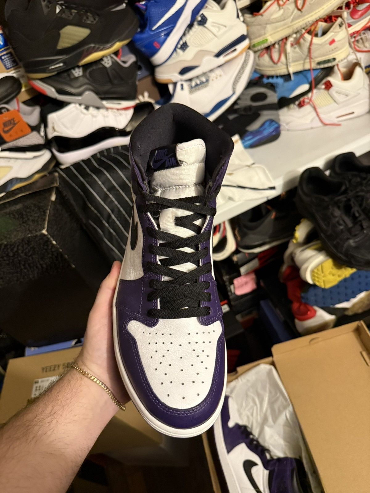 Jordan Brand Jordan retro 1 high court purple sz 10.5 Size US 10.5 / EU 43-44 - 2 Thumbnail