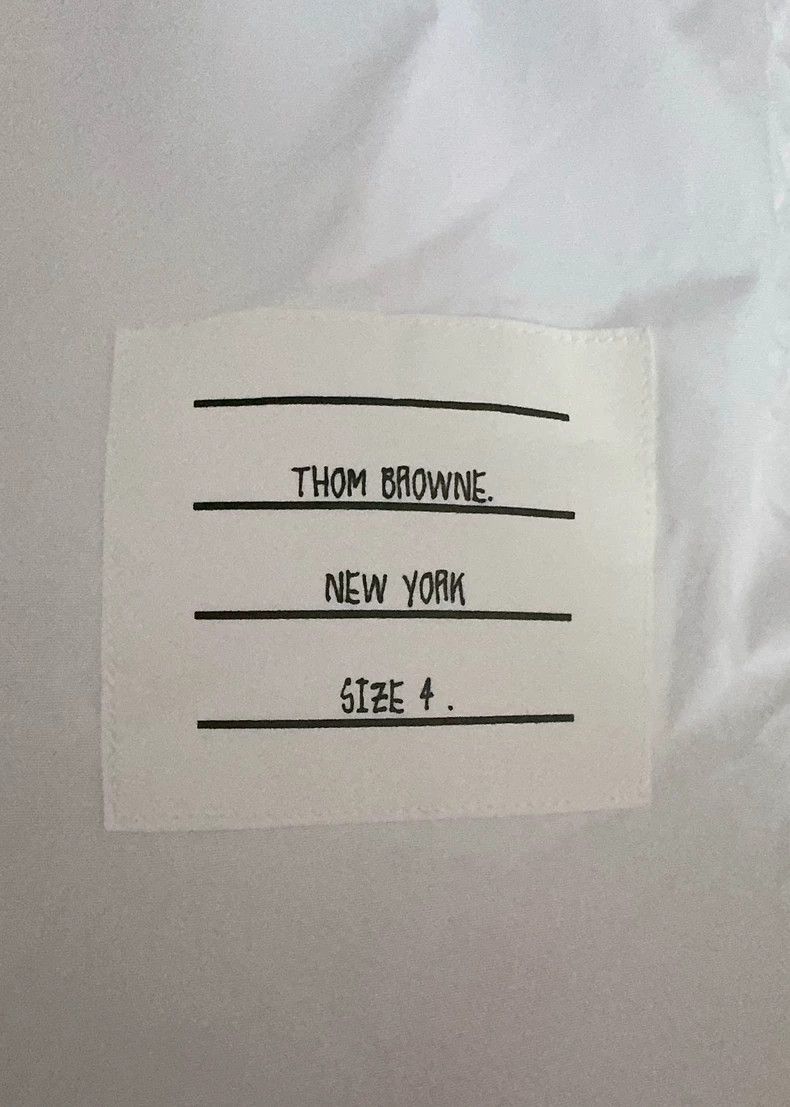 Thom Browne Thom browne Long-sleeved white shirt 2504-Nextarrow Size US XL / EU 56 / 4 - 6 Thumbnail