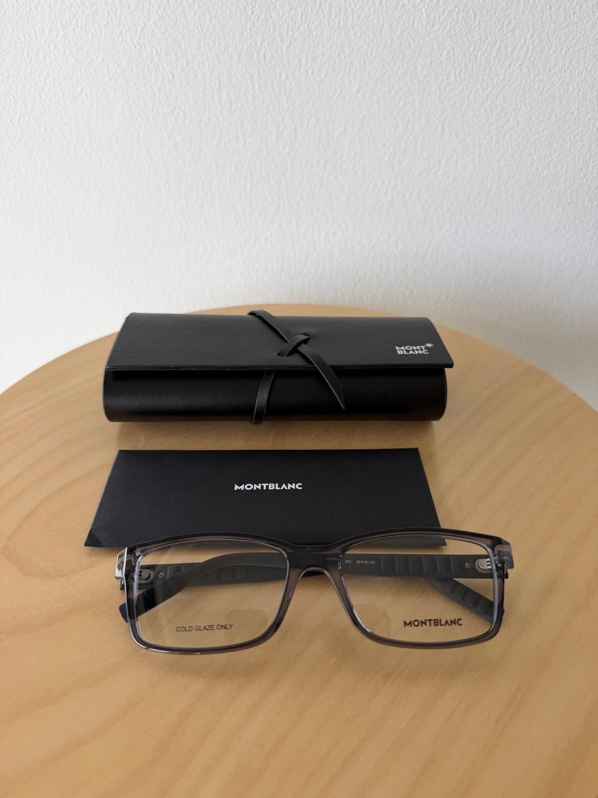 Montblanc New montblanc optical glasses frames eyeglasses MB0066O 003 Size ONE SIZE - 1 Thumbnail