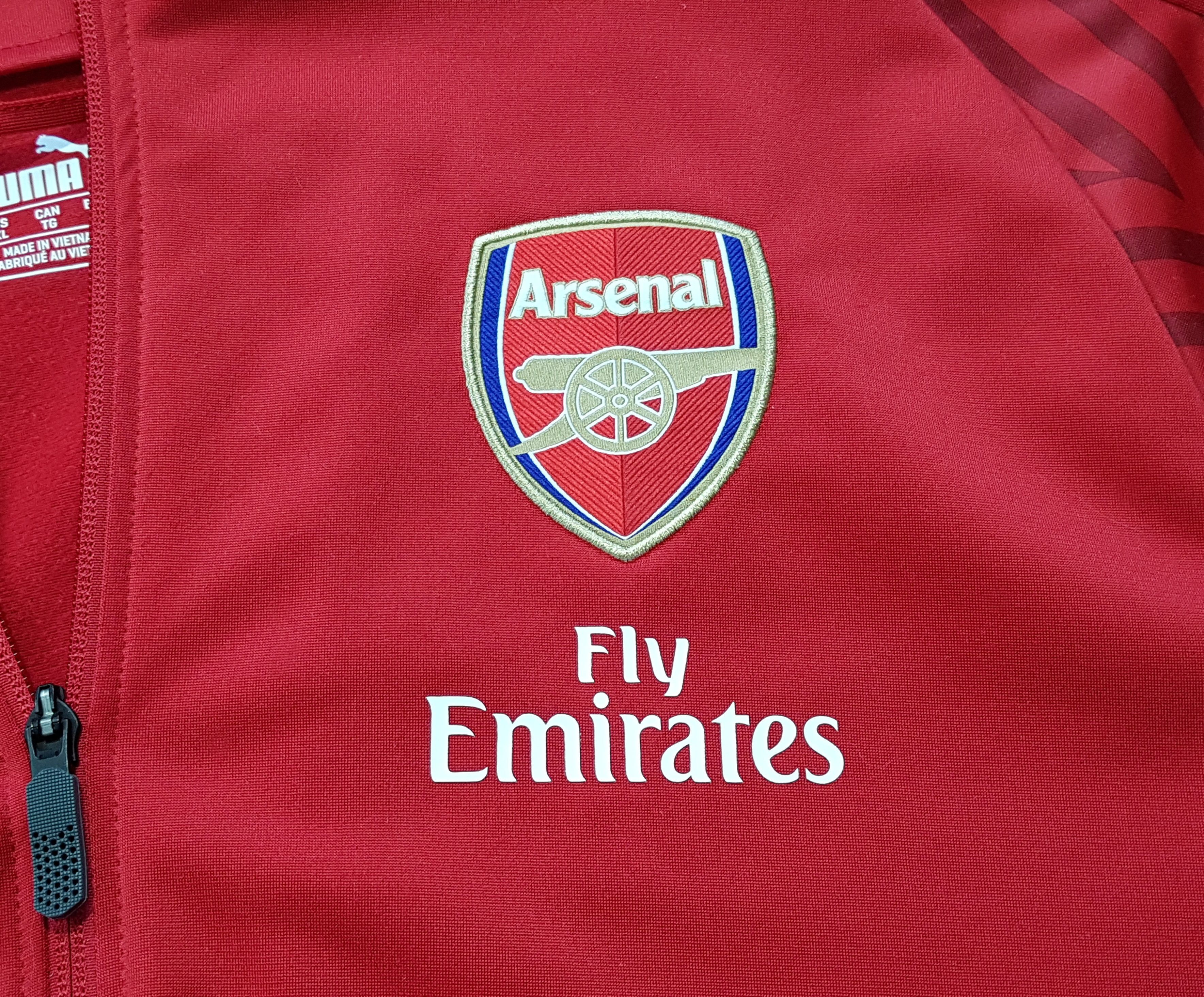 Puma Puma Arsenal Soccer Football Full Zip Track Top Jacket sz XL Size US XL / EU 56 / 4 - 4 Thumbnail