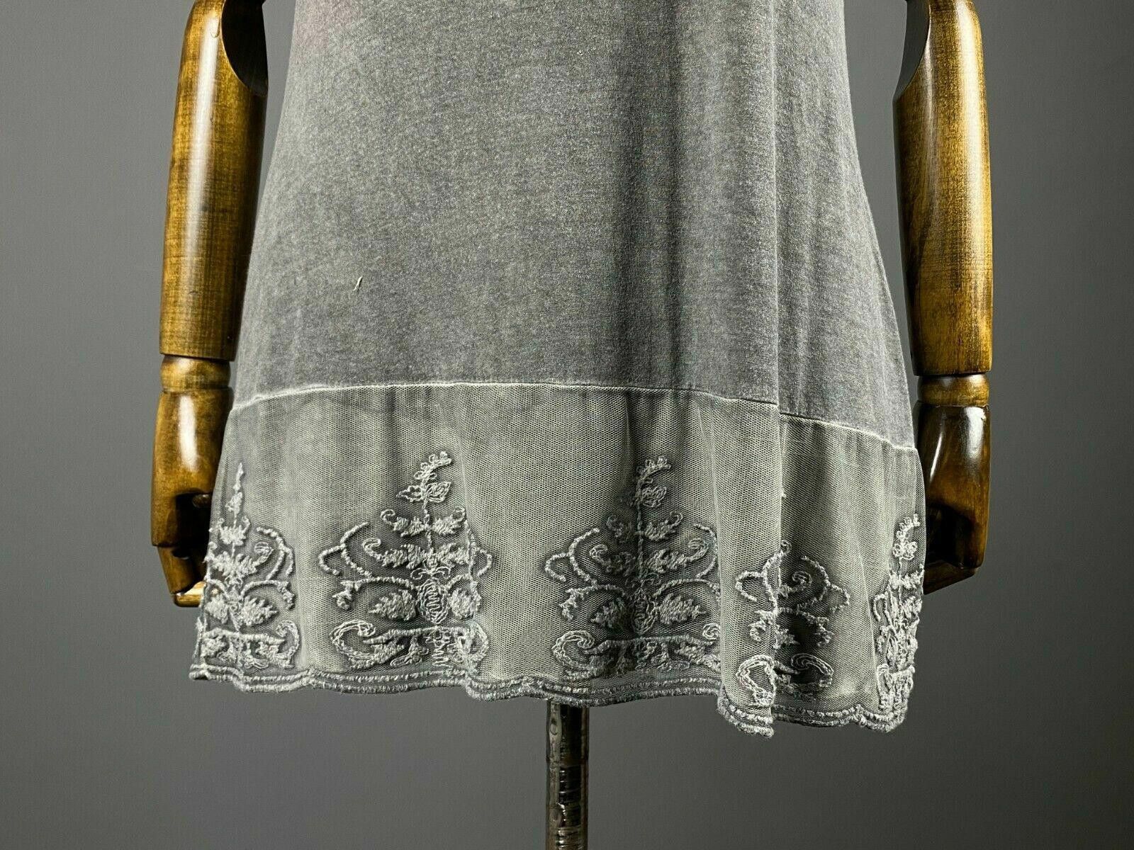 Bottega Veneta Bottega by Elisa Cavaletti Grey Designed Tunic Dress M Size M / US 6-8 / IT 42-44 - 3 Thumbnail