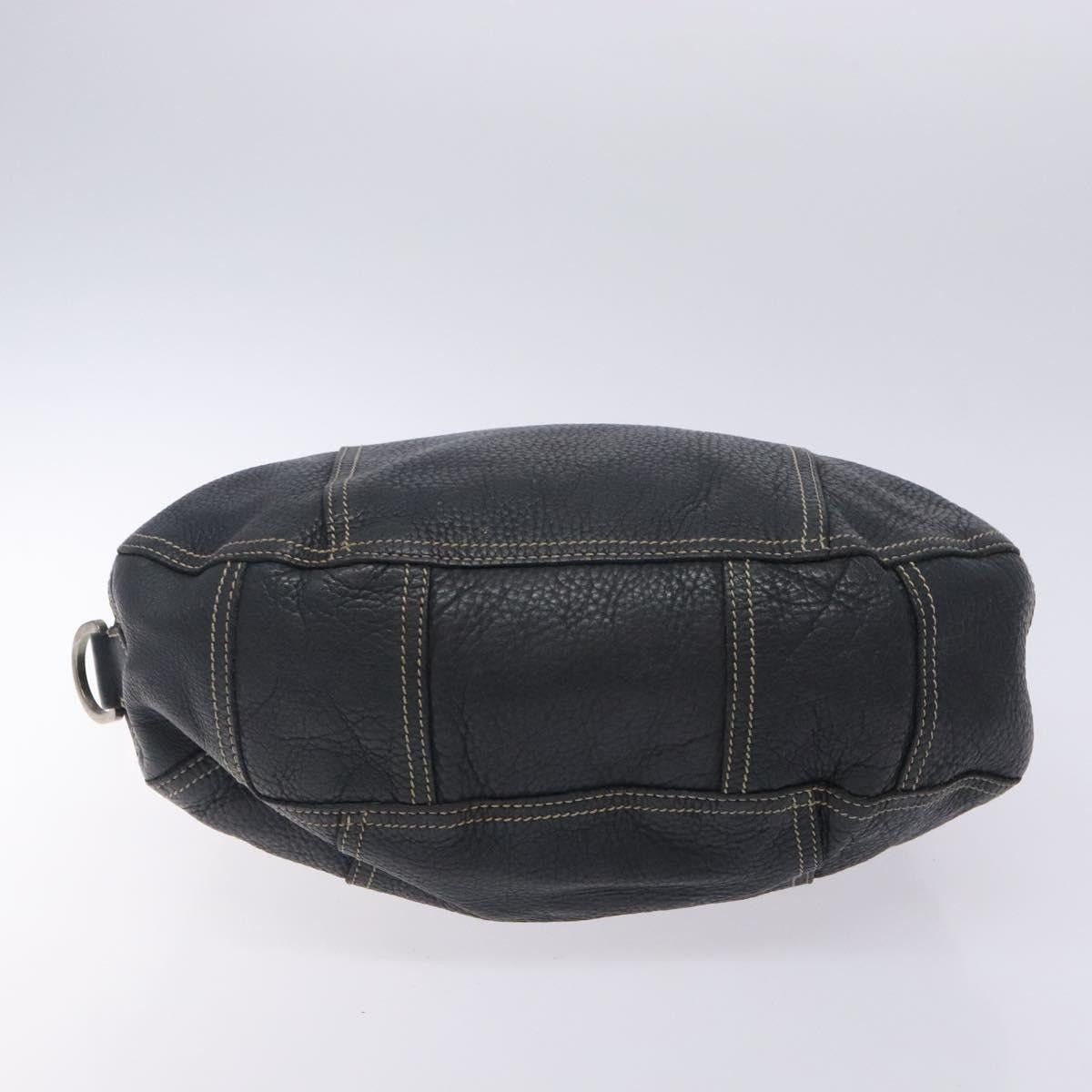 Prada PRADA Shoulder Bag Leather Navy Silver Size ONE SIZE - 9 Thumbnail