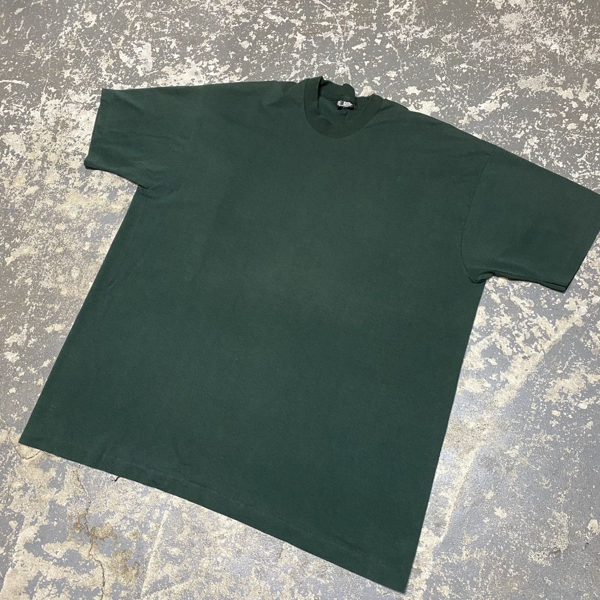 Unsound Rags × Vintage Vintage Green Fruit Of The Loom Faded 90s USA Tshirt Size US XXL / EU 58 / 5 - 2 Thumbnail