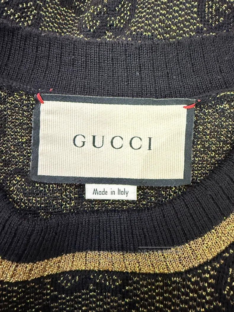 Gucci Gucci Classic GG wool short-sleeved knitwear Size L / US 10 / IT 46 - 3 Thumbnail