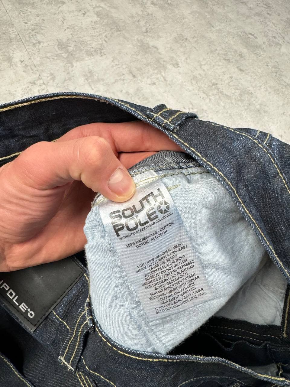 Southpole RARE Southpole Fight Club Blue Baggy Y2K Jeans Size 36 Size US 36 / EU 52 - 17 Thumbnail