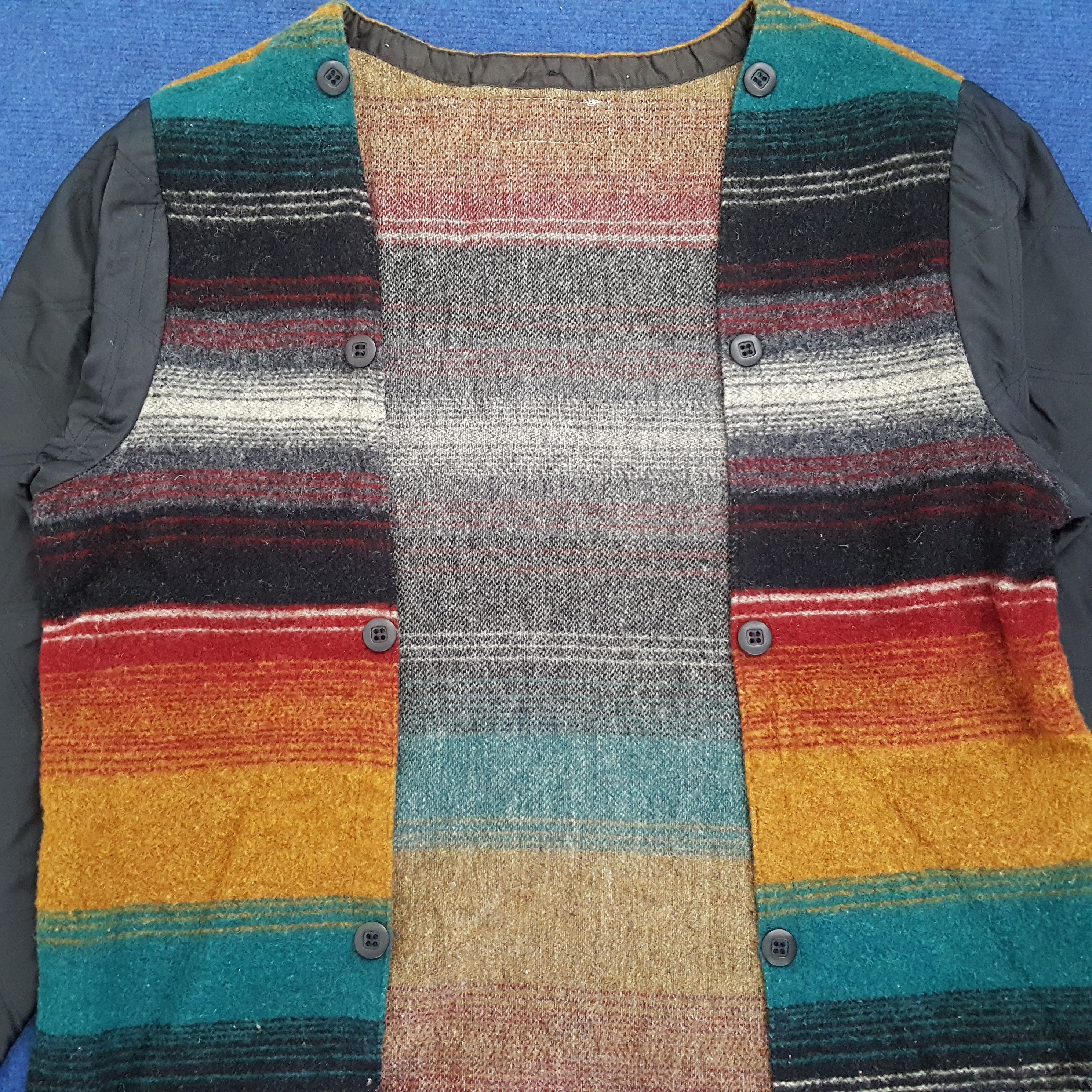 L.L. Bean × Vintage L.L. Bean Colourful Striped Cardigan Size US M / EU 48-50 / 2 - 2 Thumbnail
