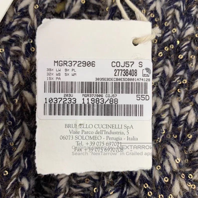 Brunello Cucinelli Brunello Cucinelli Caramel lamb wool collar zipper long-sl Size S / US 4 / IT 40 - 7 Thumbnail