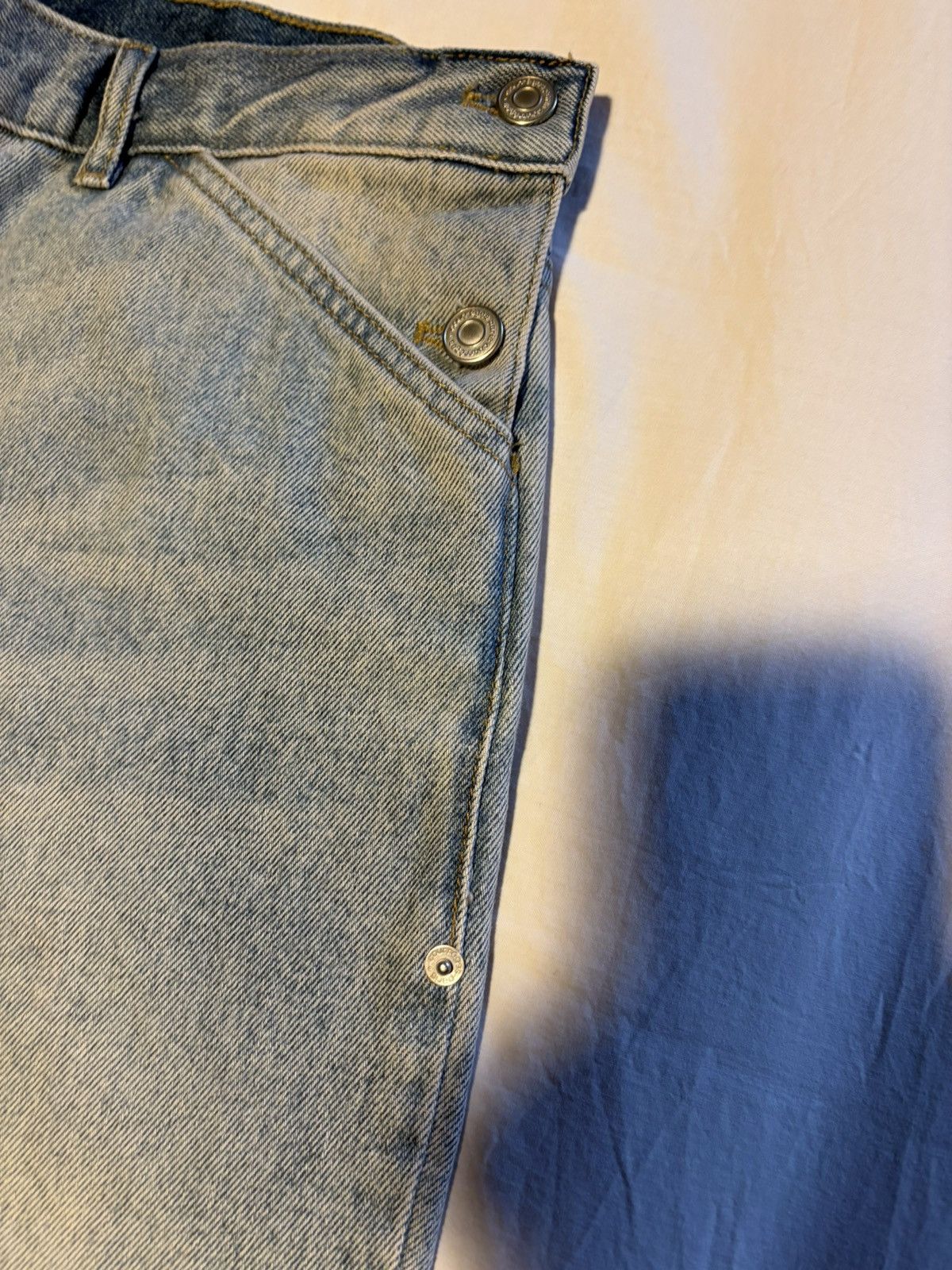 Courreges Courreges bondage details denim pants. Size US 29 - 9 Thumbnail