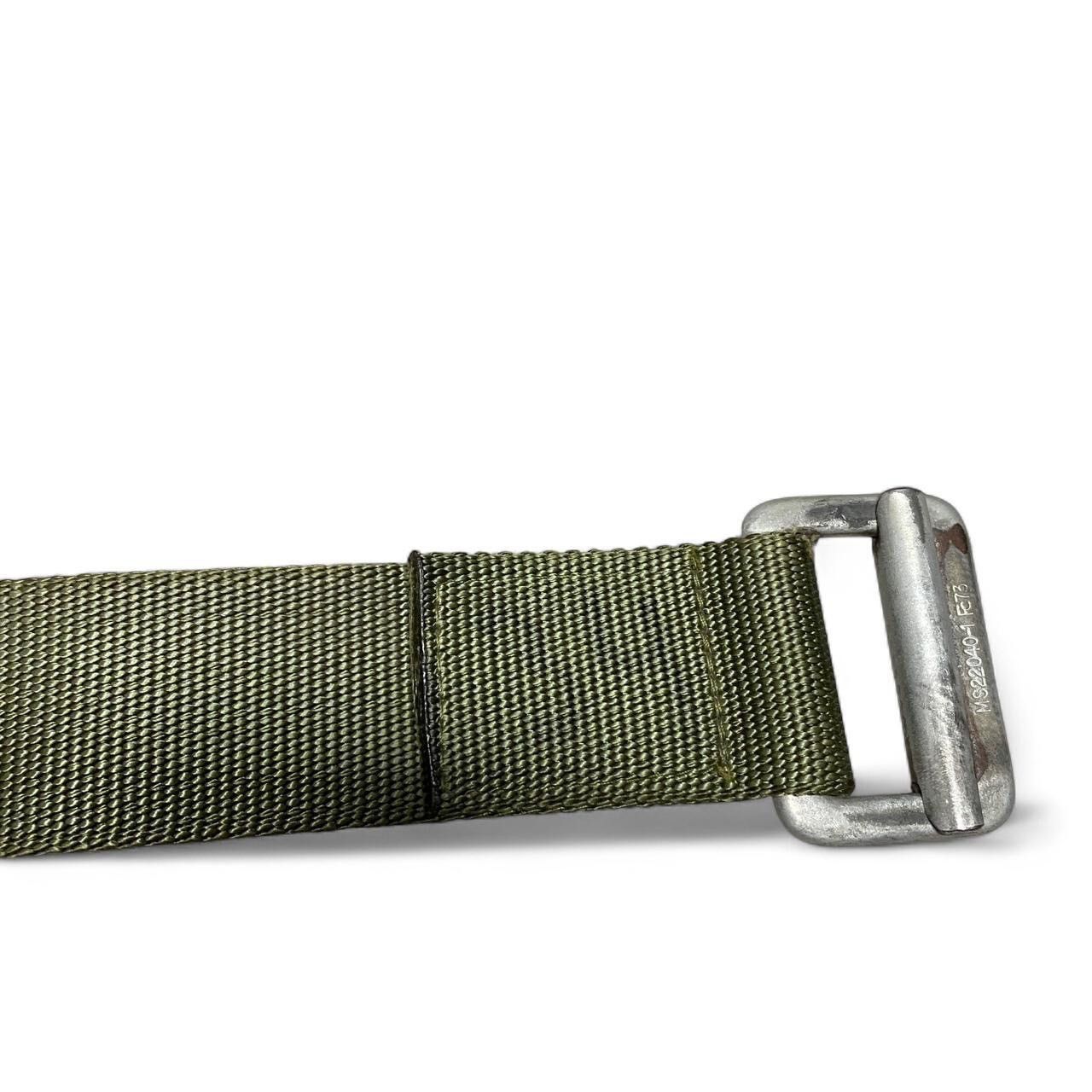 Other Vintage green and silver canvas belt Size ONE SIZE - 5 Thumbnail