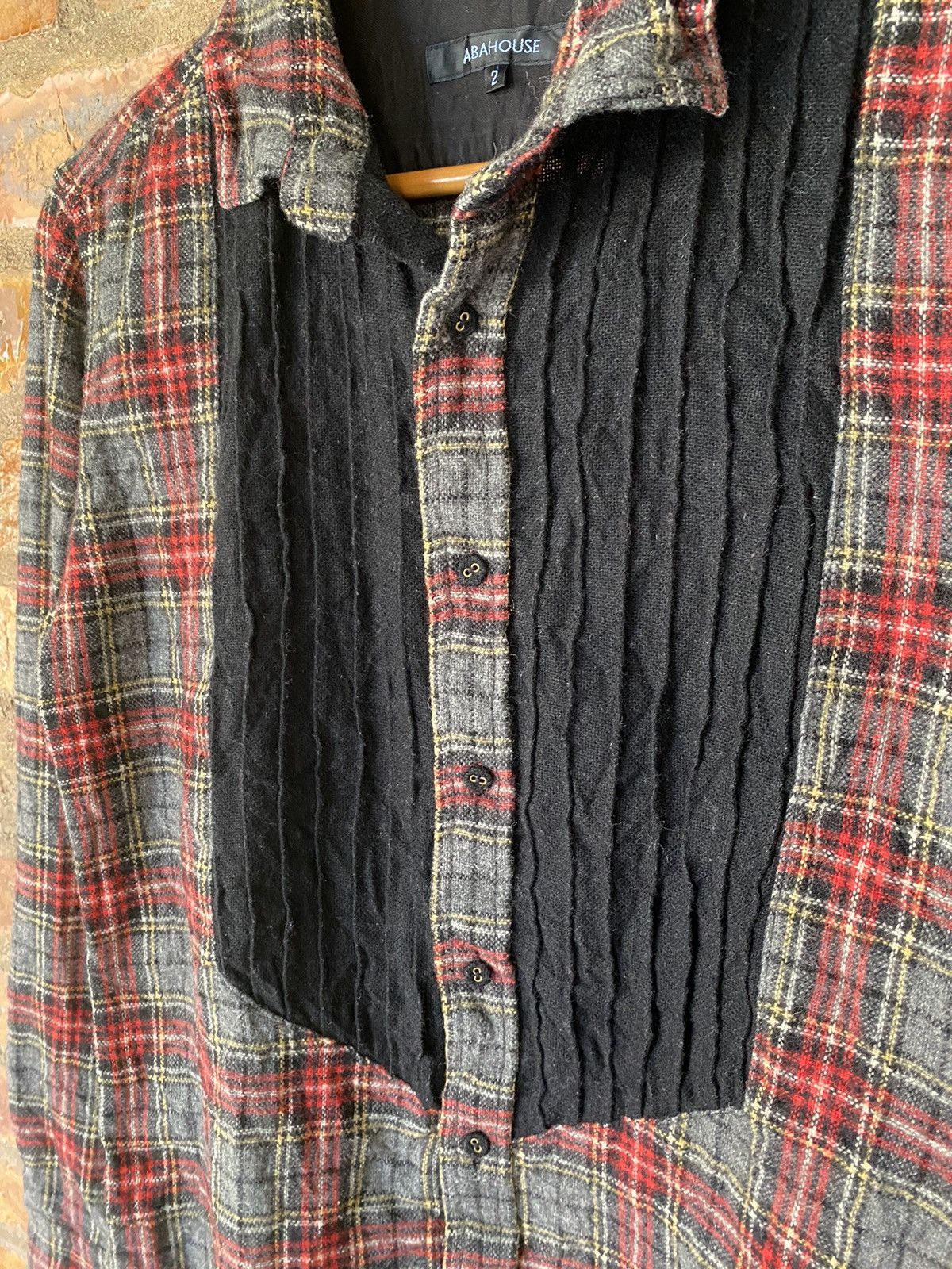 ABAHOUSE × Japanese Brand × Nepenthes 2000s Abahouse check and pleated western wool Size US M / EU 48-50 / 2 - 7 Thumbnail