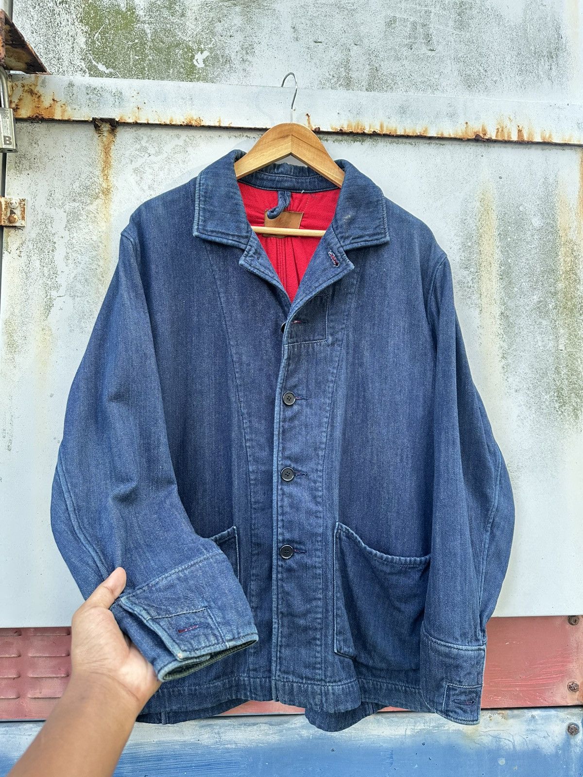 Paul Smith Red Ear RedEar Denim Chore Jacket Size US M / EU 48-50 / 2 - 2 Thumbnail