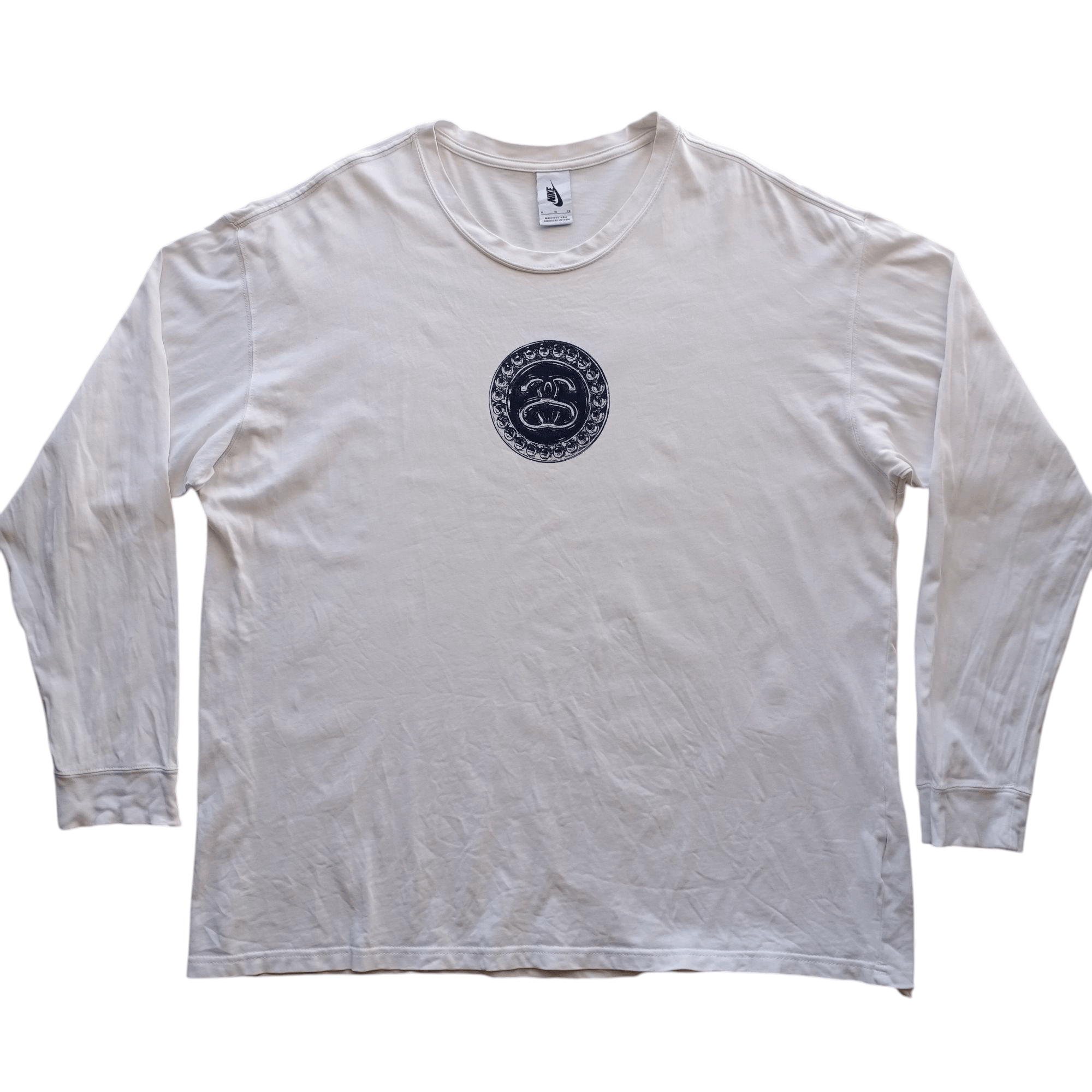 Nike × Stussy Nike x Stussy SS Link L/S T-Shirt White - XL | Grailed