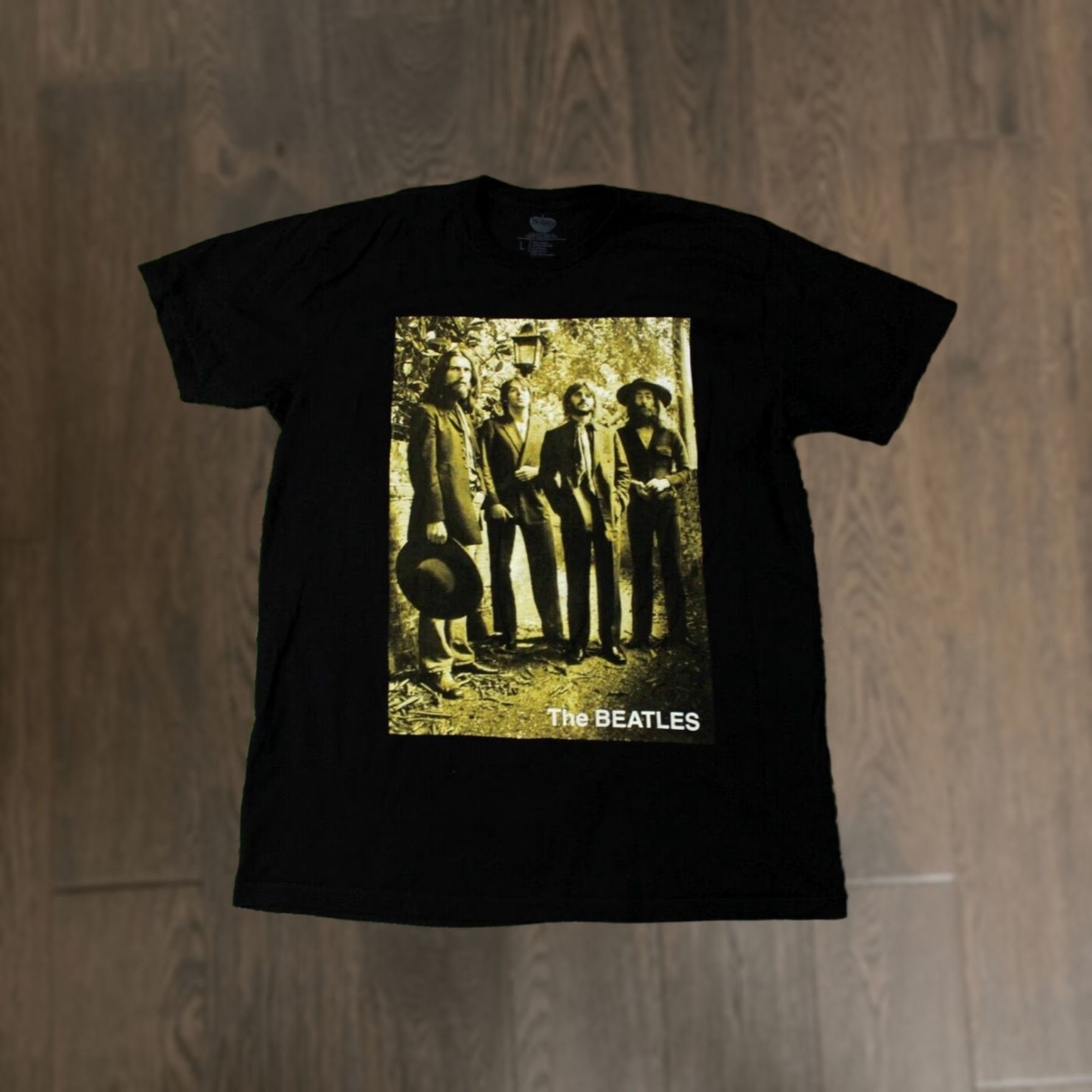 Vintage THE BEATLES Shirt Official Product Men Rock Casual Black 2016 L Long Pit to Pit 52 cm 70 cm Jersey Tee Size L Size US L / EU 52-54 / 3 - 1 Thumbnail
