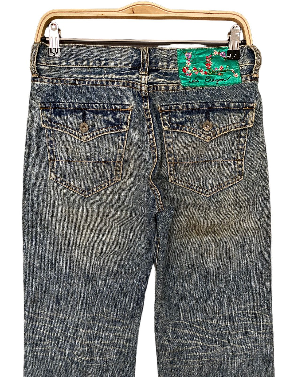 Japanese Brand × Vintage Vintage Japanese Brand Lois Crayon Flared Jeans 1990s Size US 27 - 8 Thumbnail