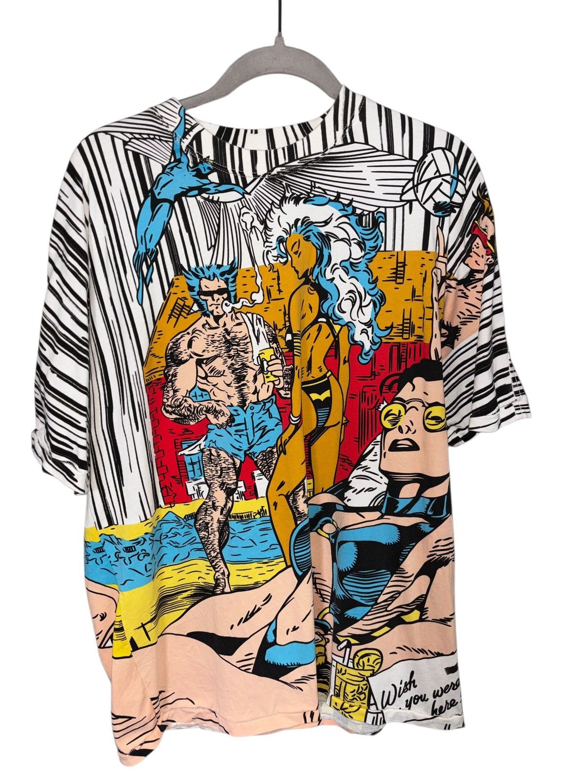Marvel Comics Vintage 90's X-Men AOP Single Stitch T-shirt Size US XL / EU 56 / 4 - 1 Thumbnail