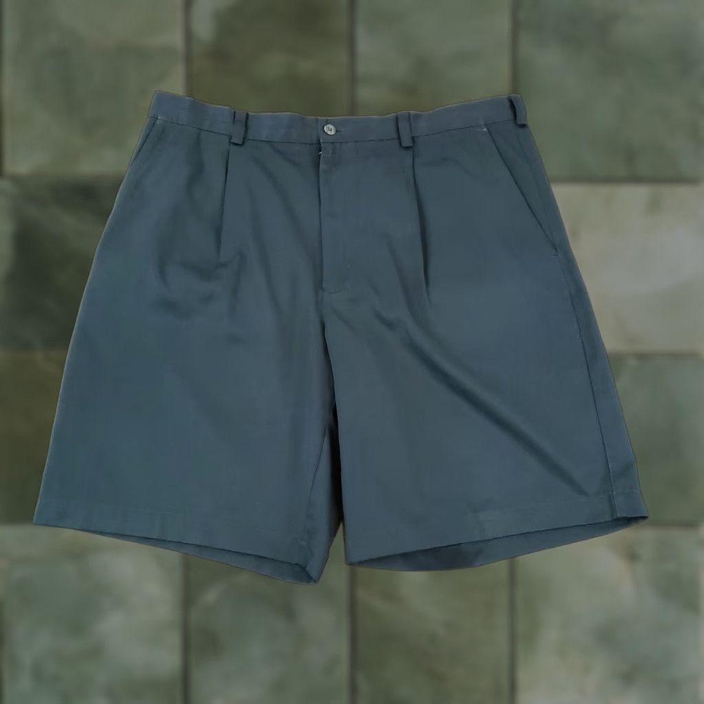 Nike Nike Mens Golf Shorts Blue Size 38 Extra Large Pleated Chino Golf Casual Size US 38 / EU 54 - 1 Thumbnail
