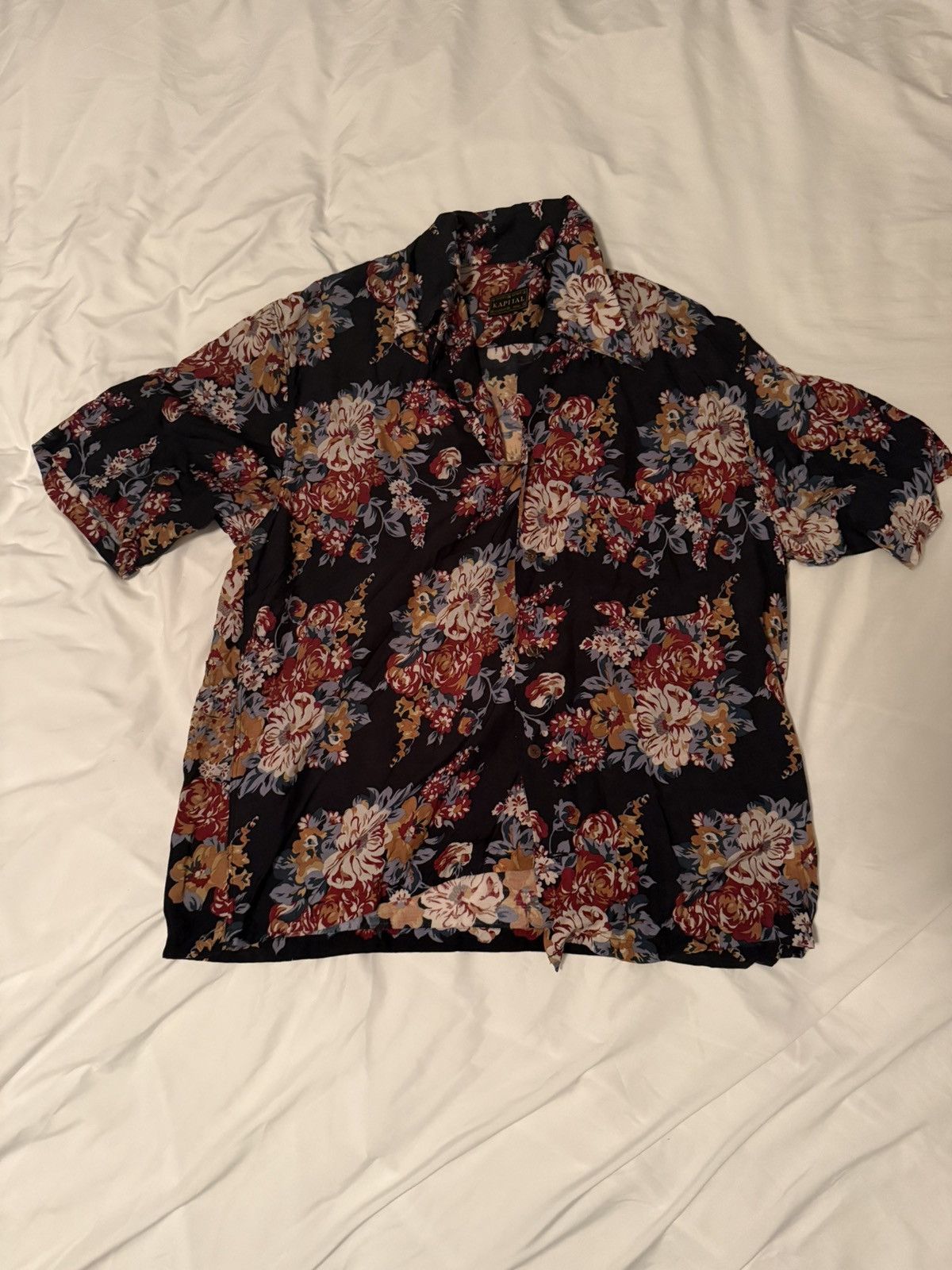 Kapital Kapital Silk Rayon Champetre Peckish Maria Button Shirt Size US XL / EU 56 / 4 - 1 Thumbnail