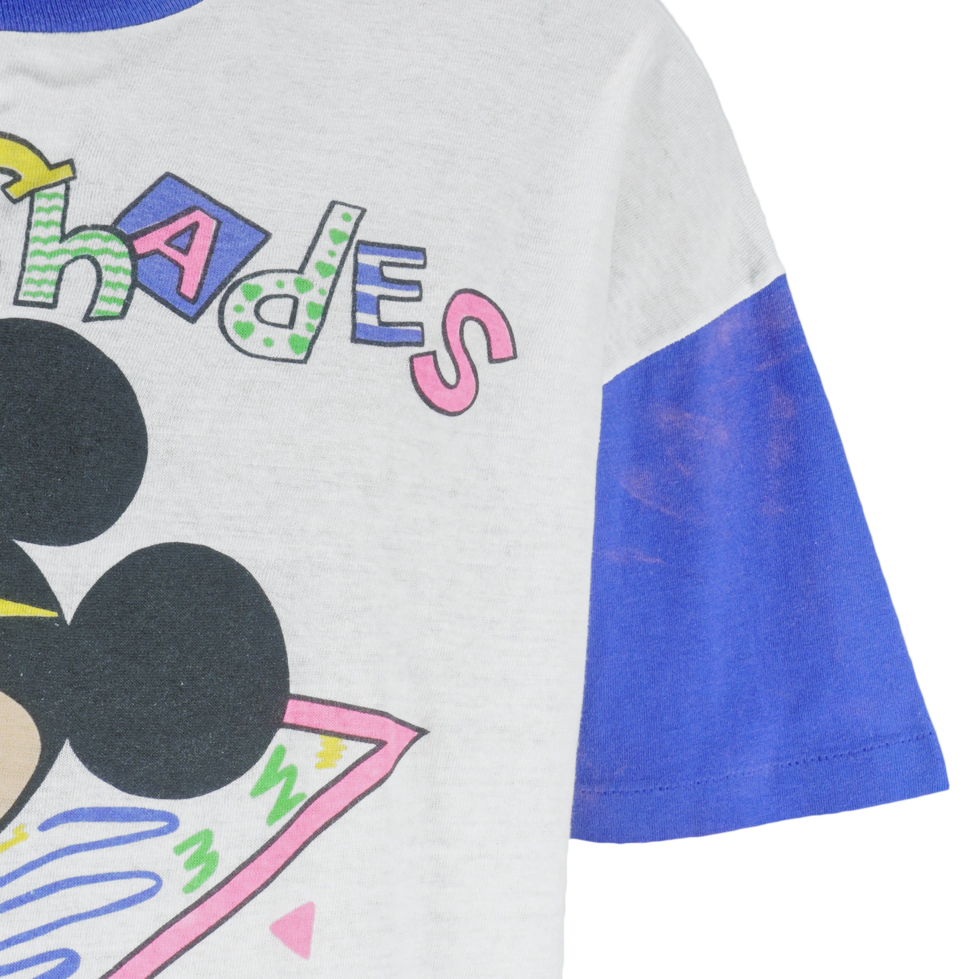 Disney Vintage - Mickey Mouse Cool Shades T-Shirt 1990s Size US XL / EU 56 / 4 - 4 Thumbnail