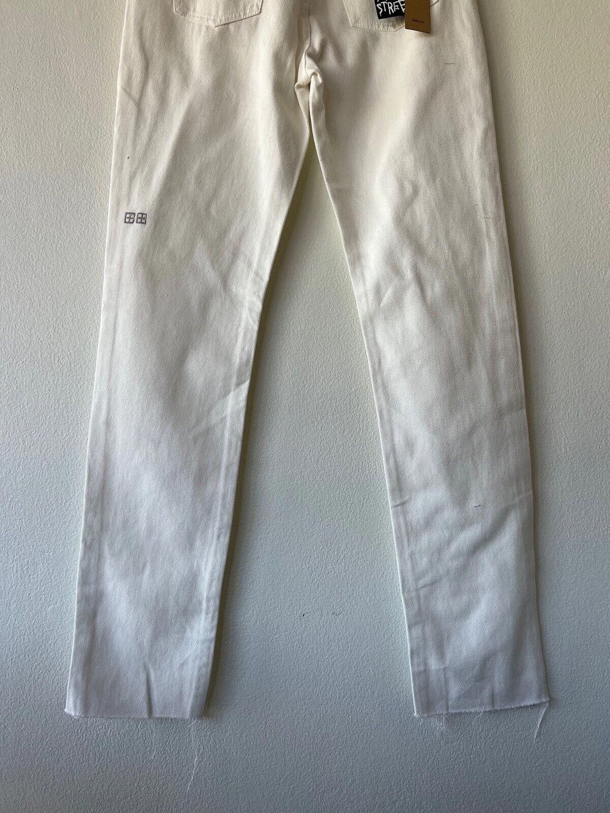 Ksubi new Ksubi womens denim jeans melrose white blanc split 25 7 Size 25" / US 0 / IT 36 - 6 Thumbnail
