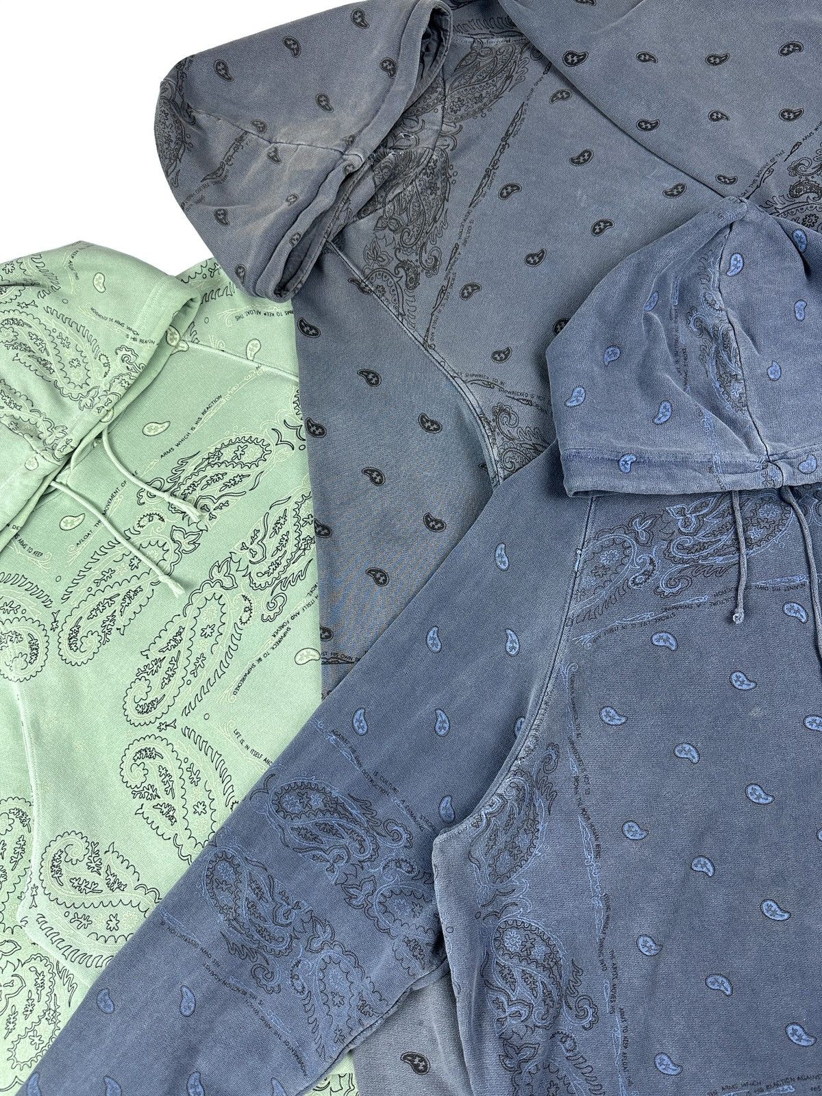 Raf Simons AW04 Waves Paisley Hoodie Size US L / EU 52-54 / 3 - 2 Thumbnail