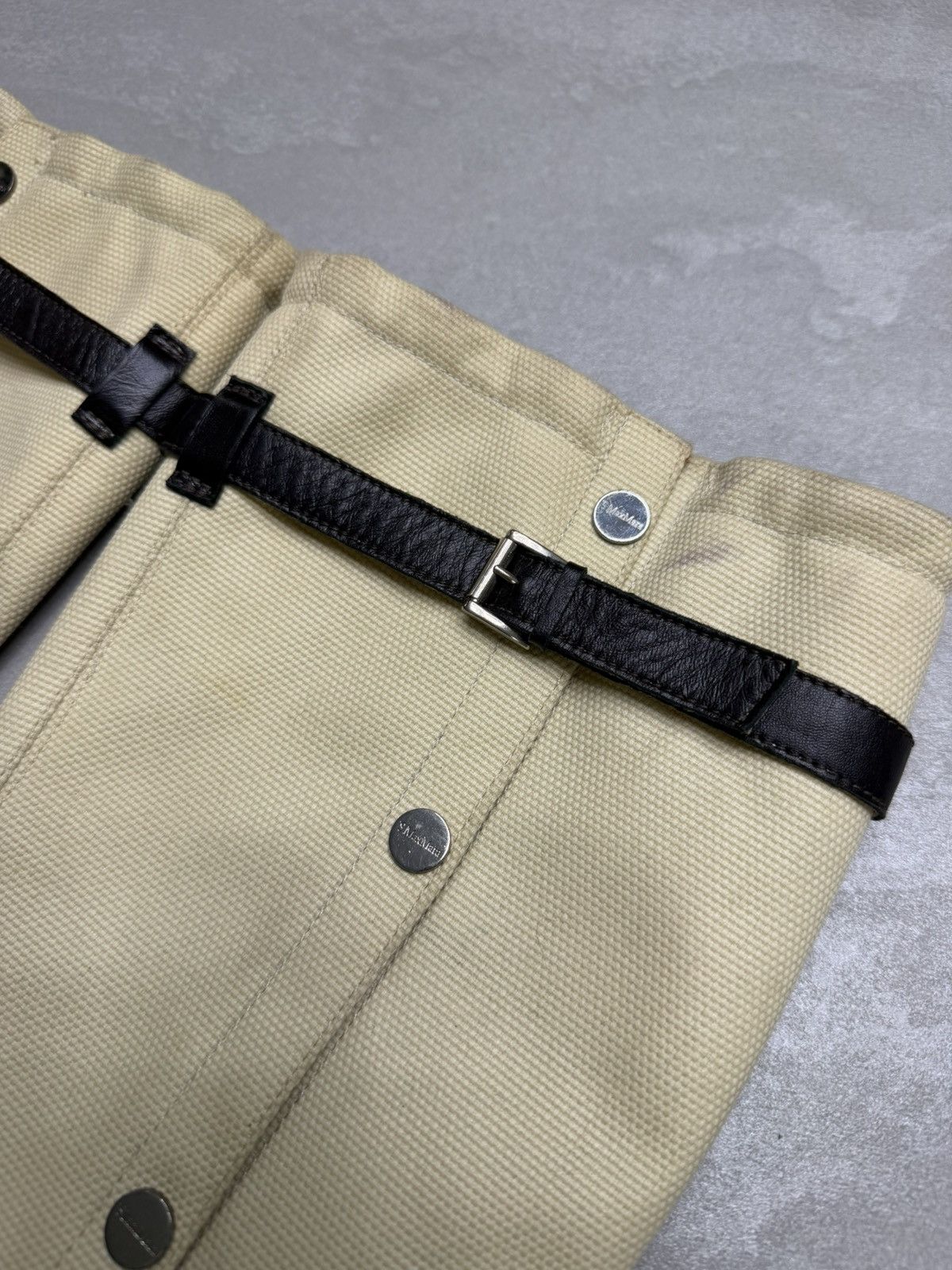 Max Mara S Max Mara beige gaiters leggings size M Size ONE SIZE - 9 Thumbnail