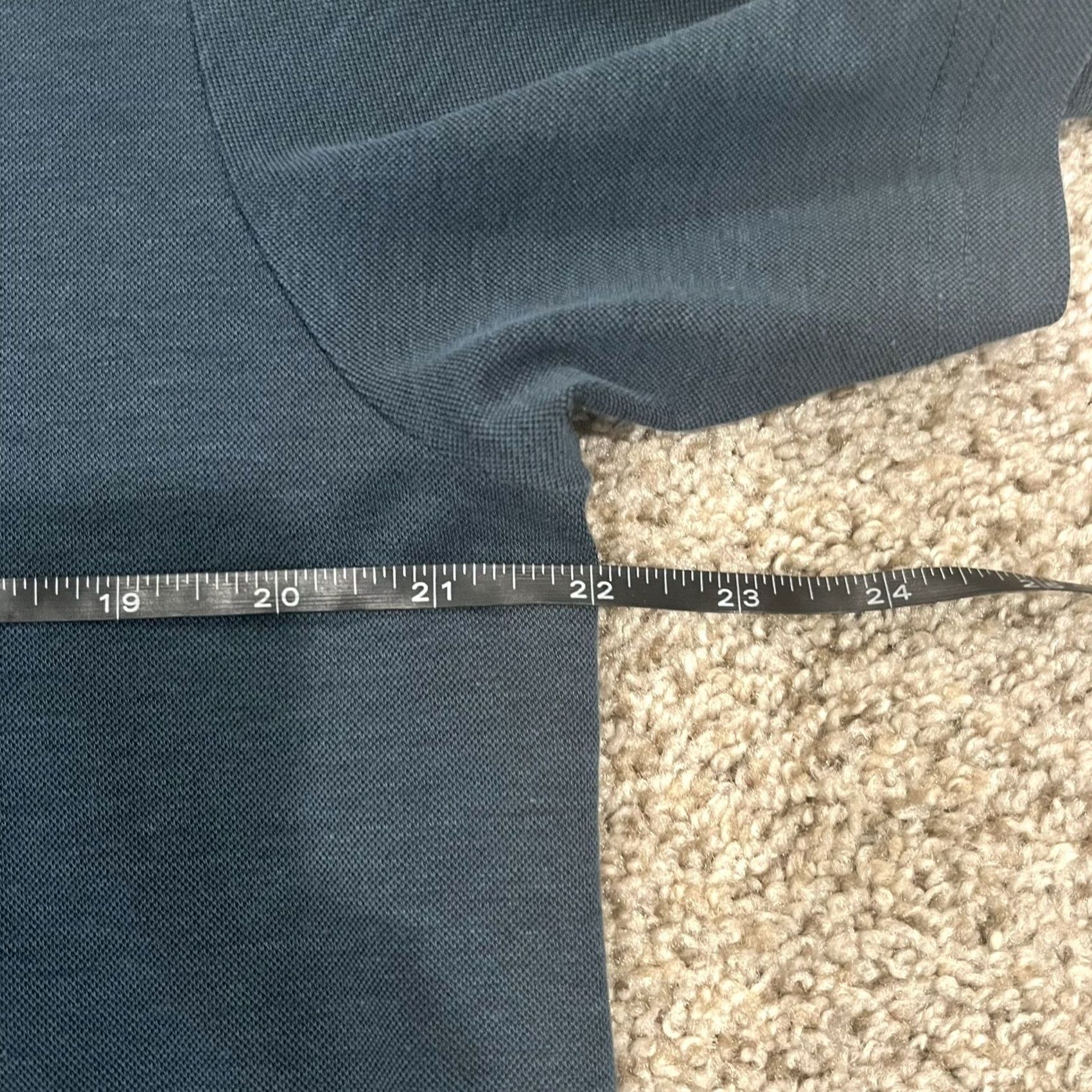 TravisMathew Travis Mathew Polo Golf Shirt Hidden Placket Navy Blue Gray Pocket Mens XL Size US XL / EU 56 / 4 - 7 Thumbnail
