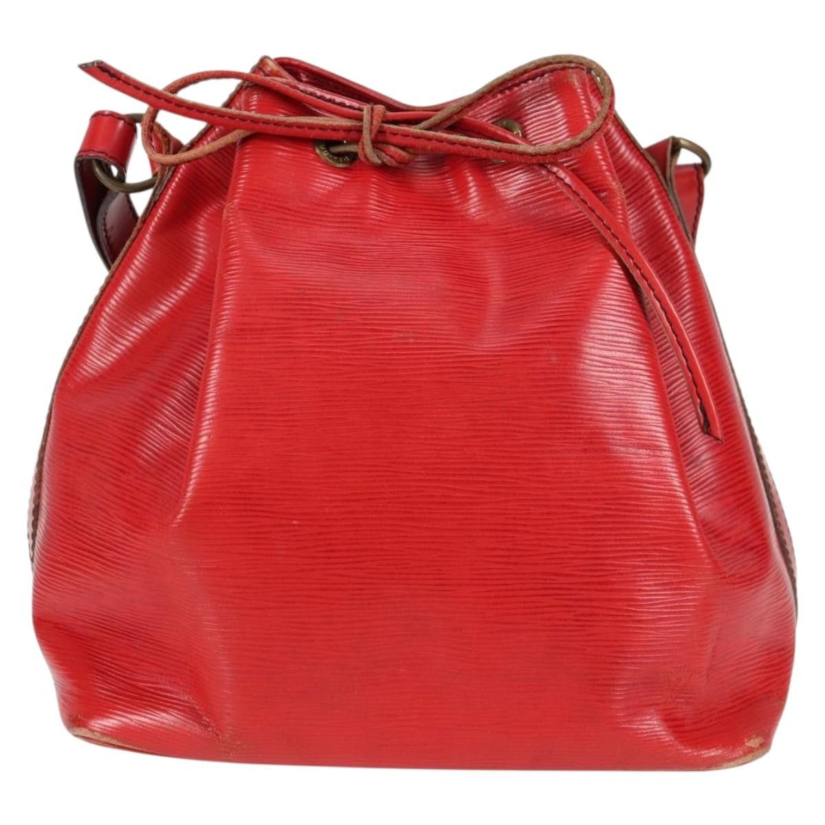 Louis Vuitton LOUIS VUITTON Epi Petit Noe Shoulder Bag Red M44107 Size ONE SIZE - 13 Thumbnail