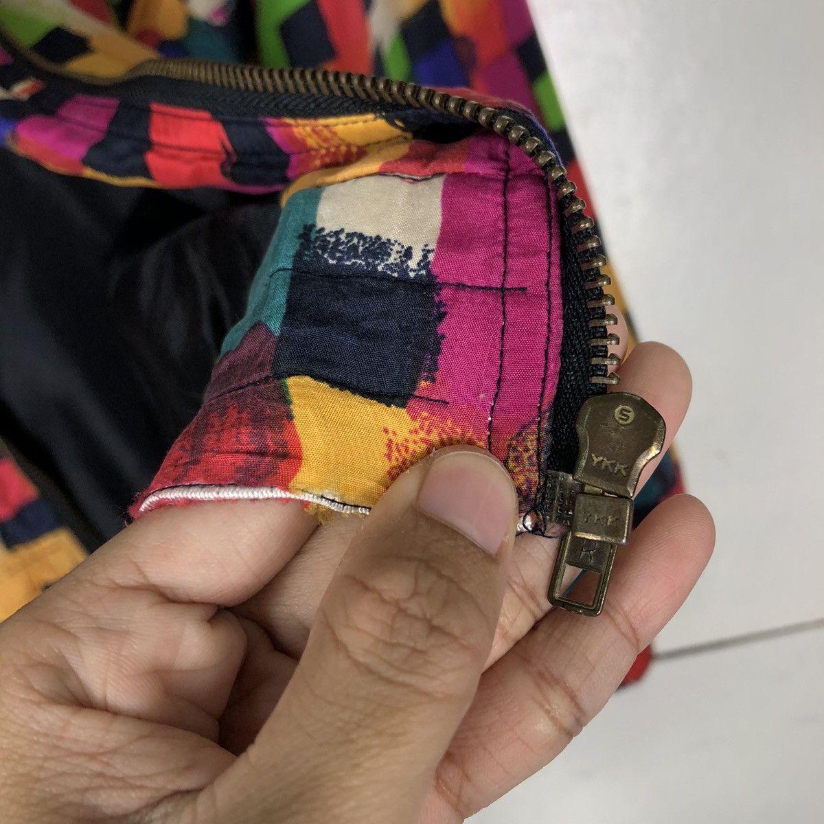 Japanese Brand 🔥90’s Vintage Silk Bomber Jacket EVR Art Issey Miyake Size US XL / EU 56 / 4 - 15 Thumbnail