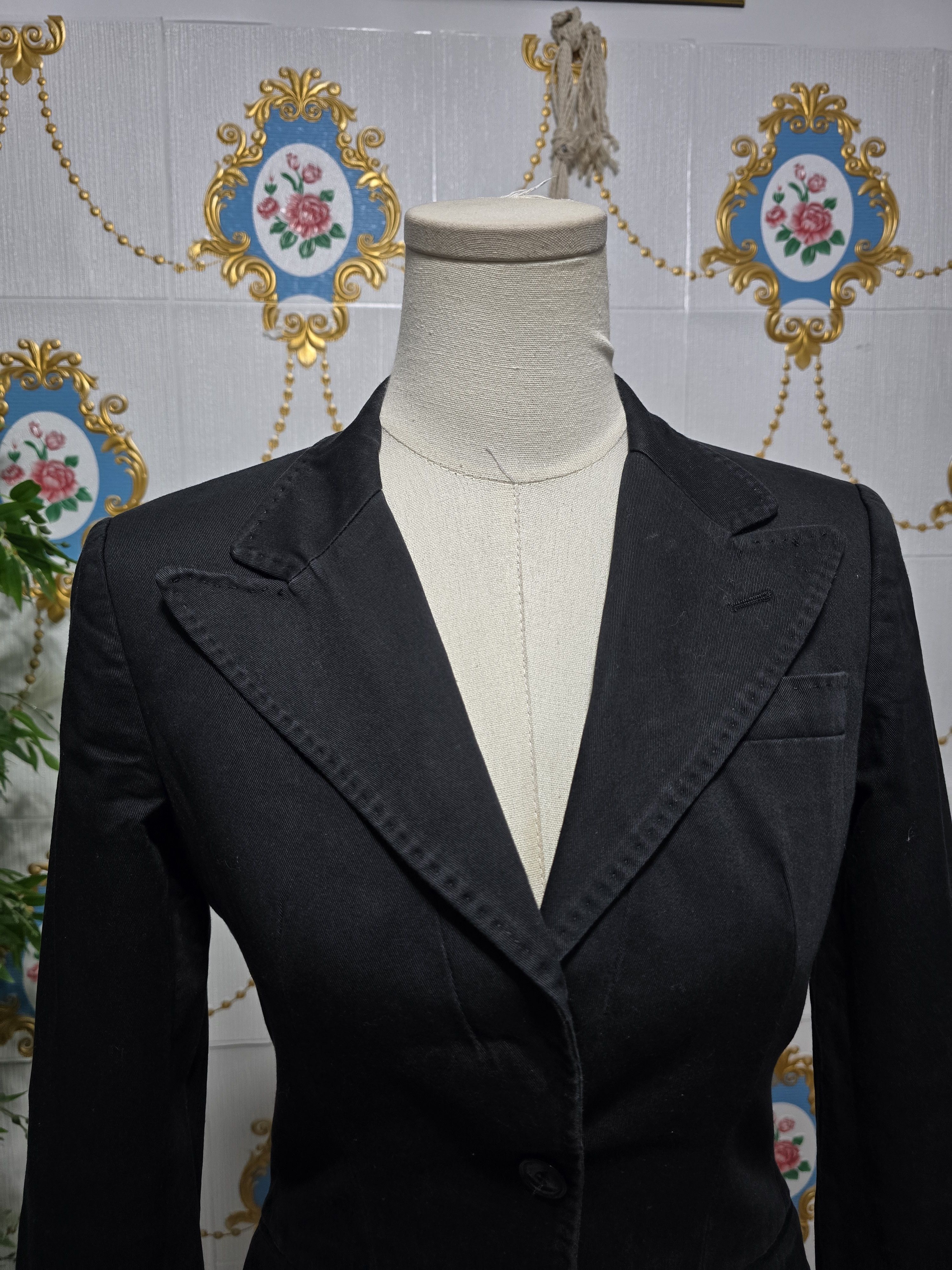 Dolce & Gabbana DOLCE & GABBANA blazer Black ,VINTAGE, WOMEN'S SMALL Size S / US 4 / IT 40 - 5 Thumbnail
