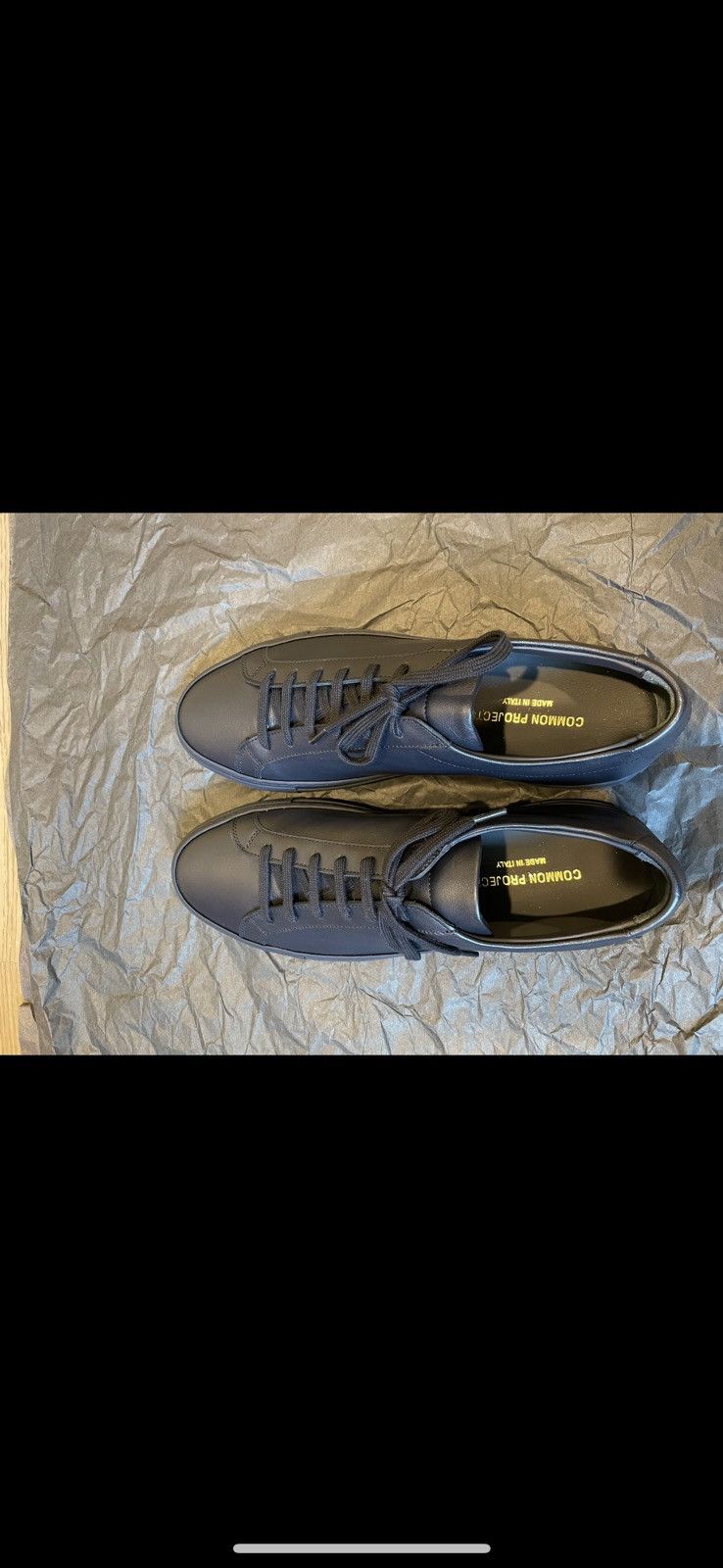 Common Projects NEW ACHILLES LOW NAVY Size US 7 / EU 40 - 3 Thumbnail
