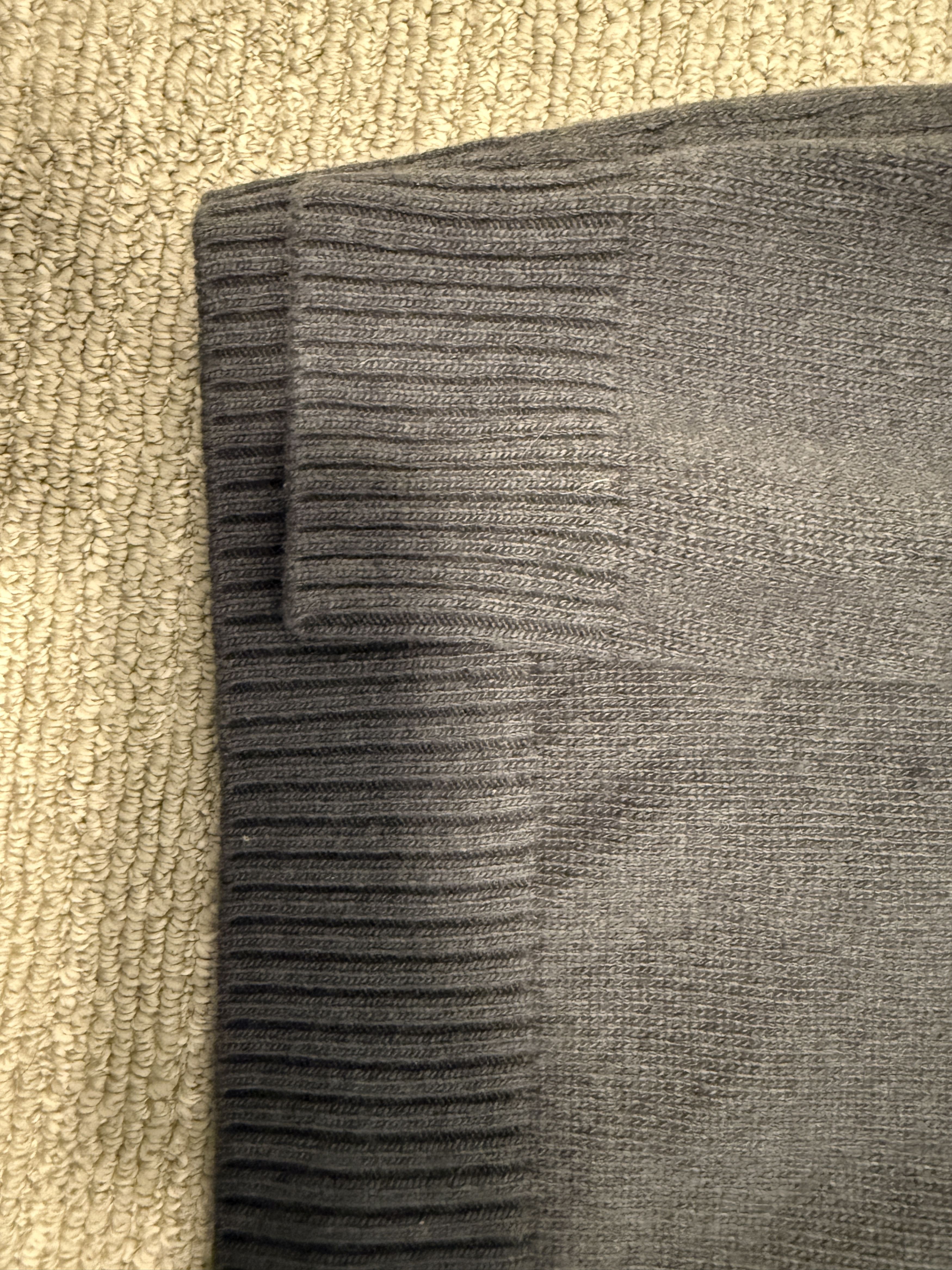 Stone Island Stone Island Half Zip & Button Knit Sweater XL Grey Size US XL / EU 56 / 4 - 7 Thumbnail