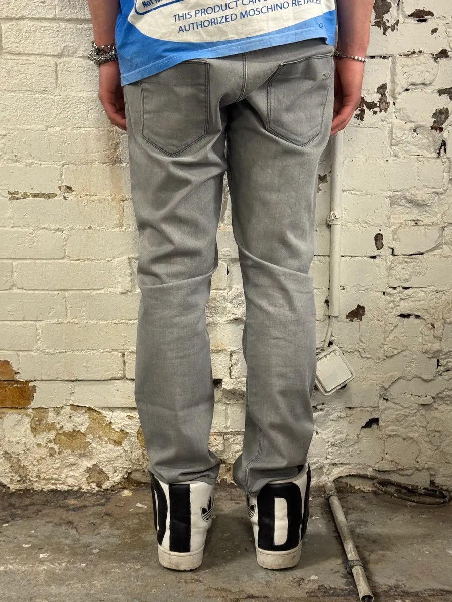 Prada AW2008 Prada Grey Denim Tapered Fit Jeans Size US 33 - 4 Thumbnail