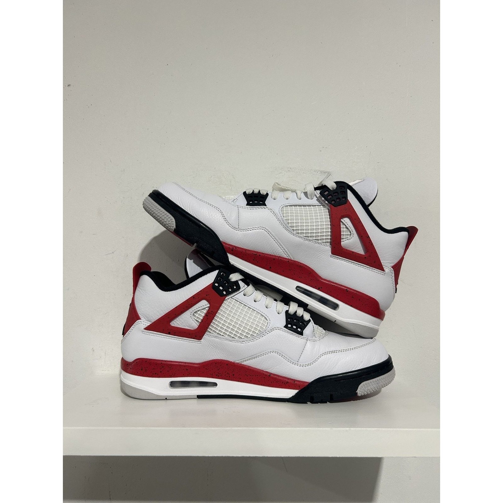 Jordan Brand JORDAN 4 RED CEMENT SIZE 12 PREOWNED Size US 12 / EU 45 - 3 Thumbnail
