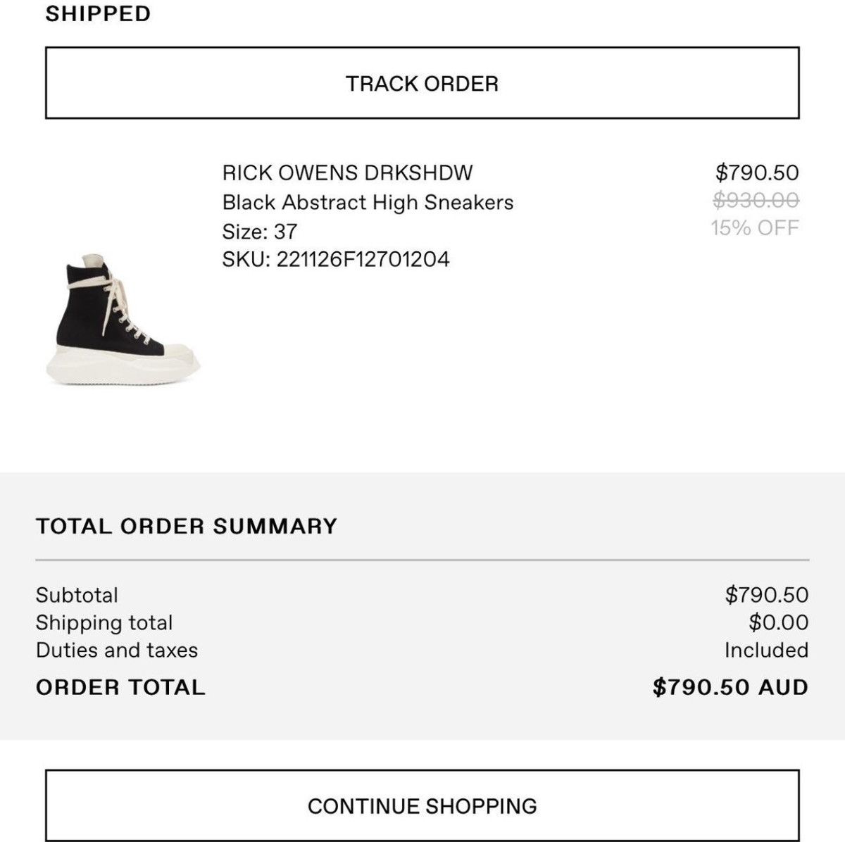 Rick Owens Drkshdw Rick Owens DRKSHDW abstract high sneakers Black milk Size US 7 / IT 37 - 8 Thumbnail