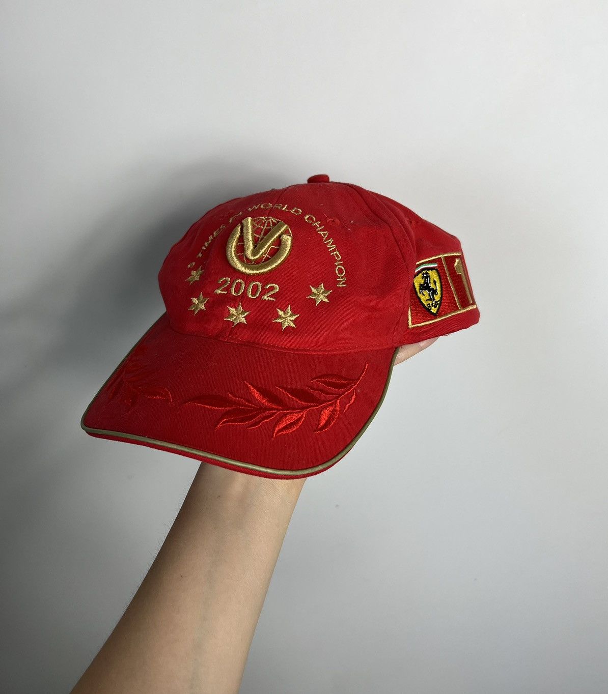 Ferrari × Formula 1 Cap Ferrari Michael Schumacher 2002 F-1 World Champion Size ONE SIZE - 2 Thumbnail