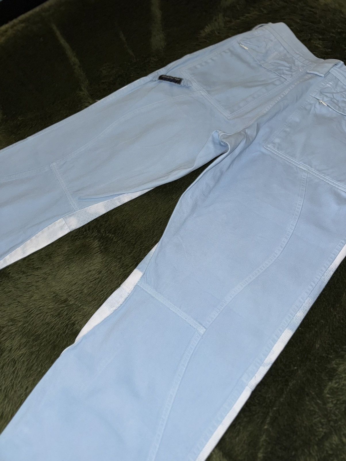 Japanese Brand [XL] Cost per Kilo Painter Pants Washed Snow Blue Size US 34 / EU 50 - 10 Thumbnail