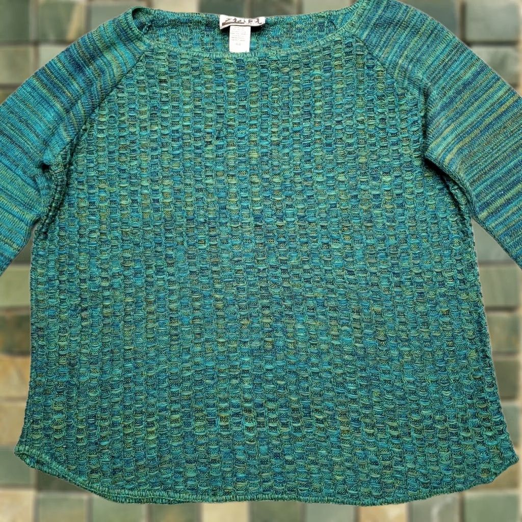 Vintage VINTAGE 212 New York Sweater Women XL Textured 3D Knit Pullover Made in USA Size XL / US 12-14 / IT 48-50 - 1 Thumbnail